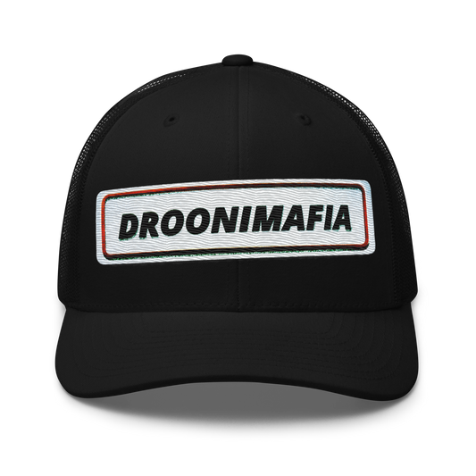 Droonimafia I Retro trucker-snapback lippis – brodeerattu