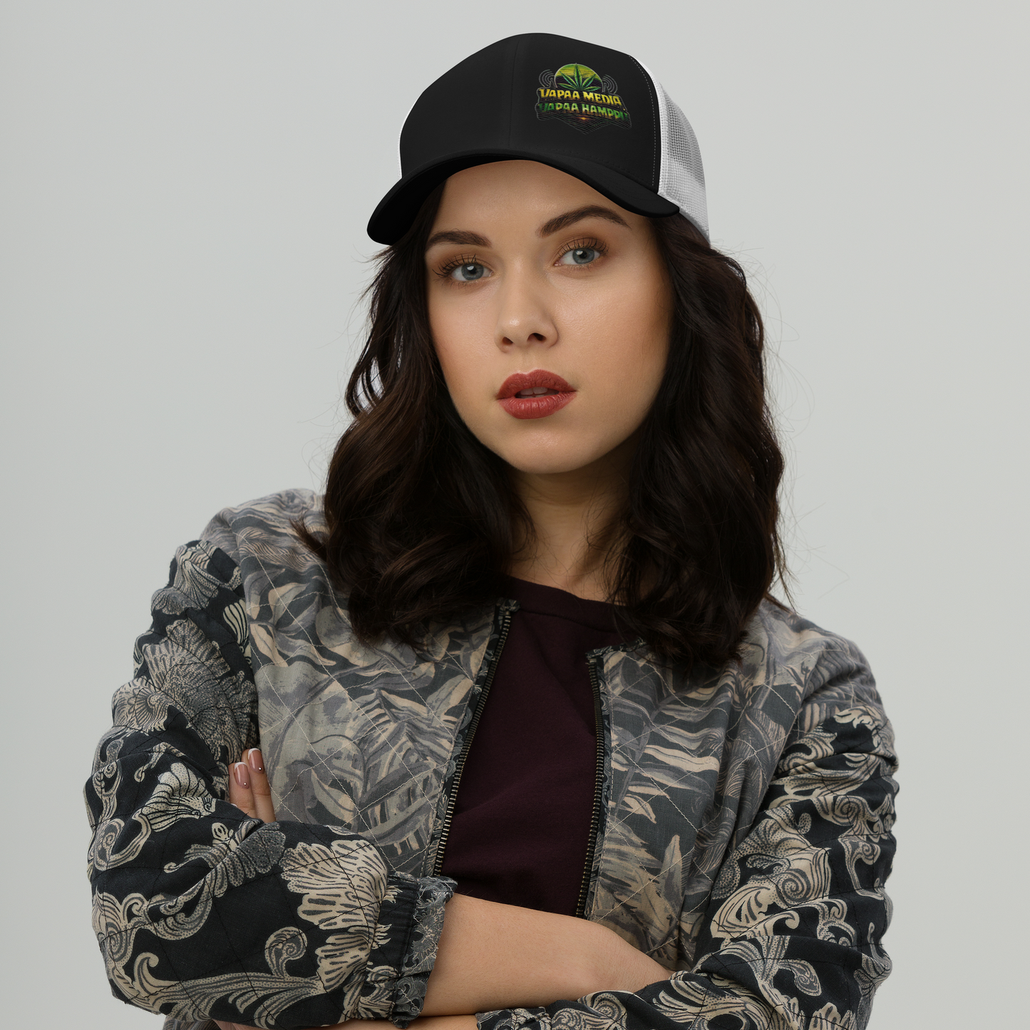 Vapaa media vapaa hamppu - Snapback Retro Trucker lippis - V1
