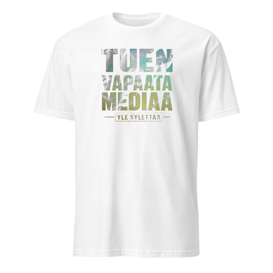 Tuen vapaata mediaa - YLE sylettää - V1 - DTF - Classic t-paita