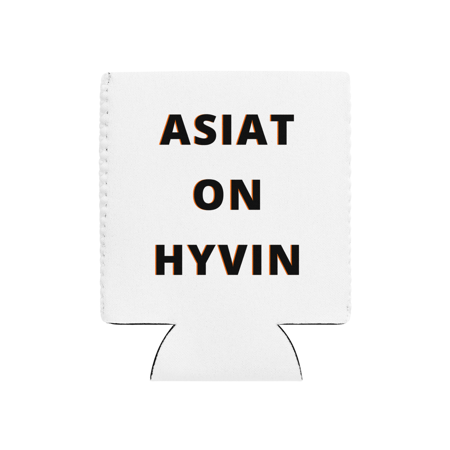 Tölkin kylmäsuoja 6 kpl – “Asiat on hyvin” [musta] + Logokuvio oranssi