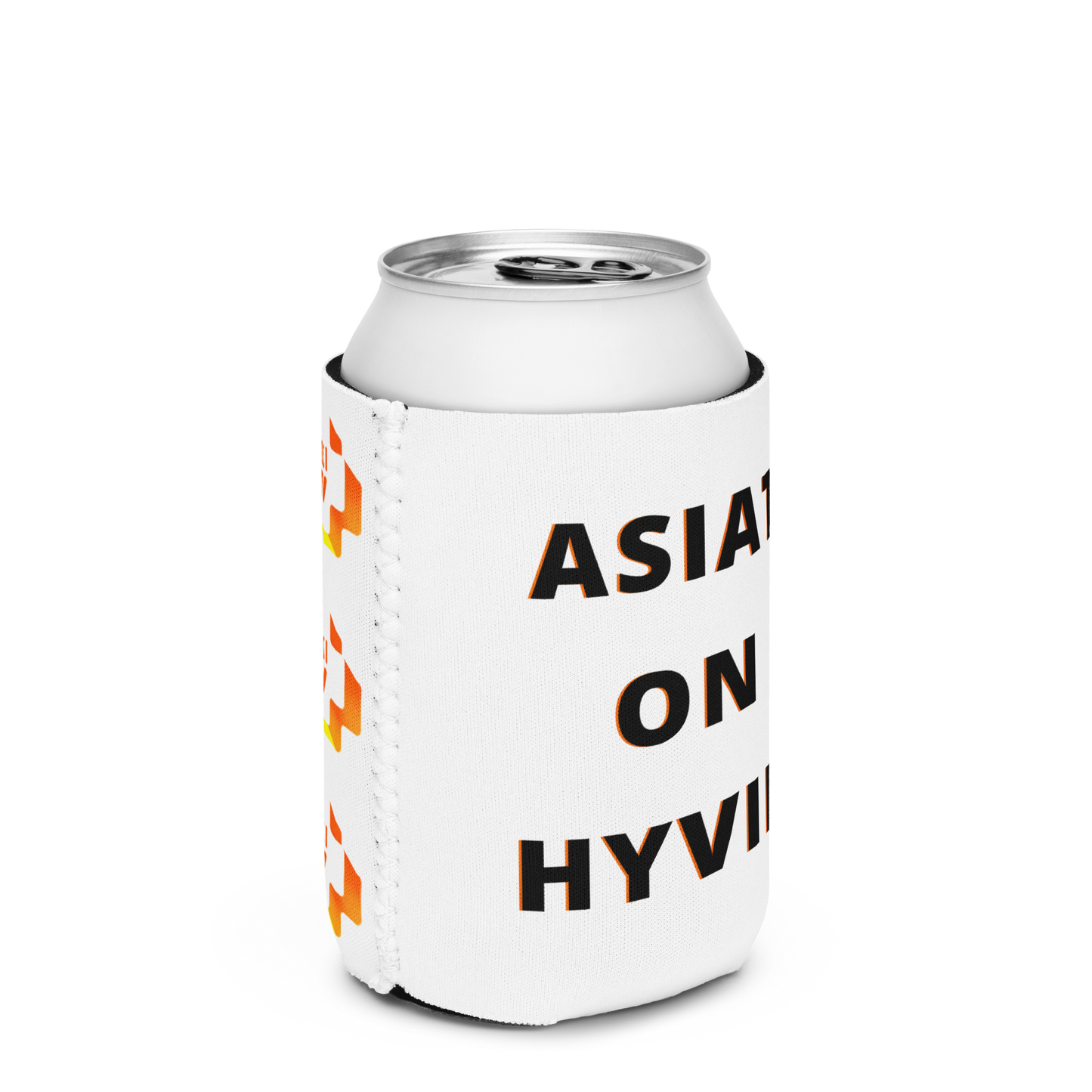 Tölkin kylmäsuoja 6 kpl – “Asiat on hyvin” [musta] + Logokuvio oranssi
