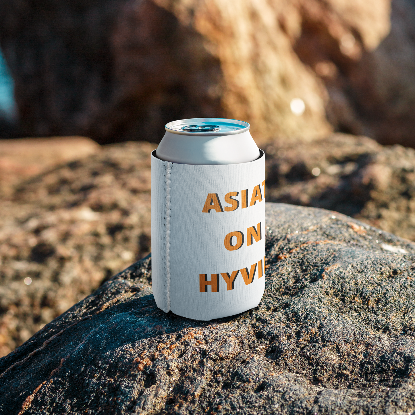 Tölkin kylmäsuoja 4 kpl – “Asiat on hyvin” + Logo oranssi