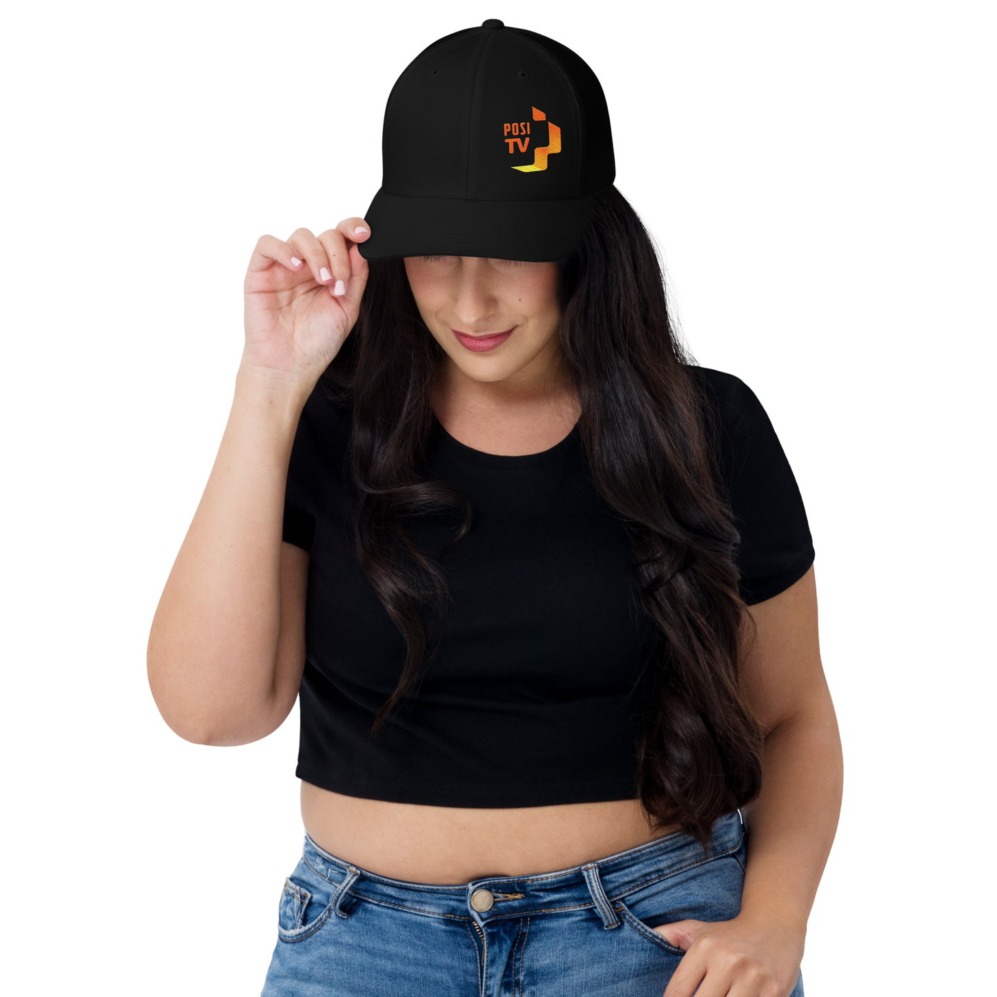 Posi Original logo Snapback Retro Trucker lippis - Brodeerattu