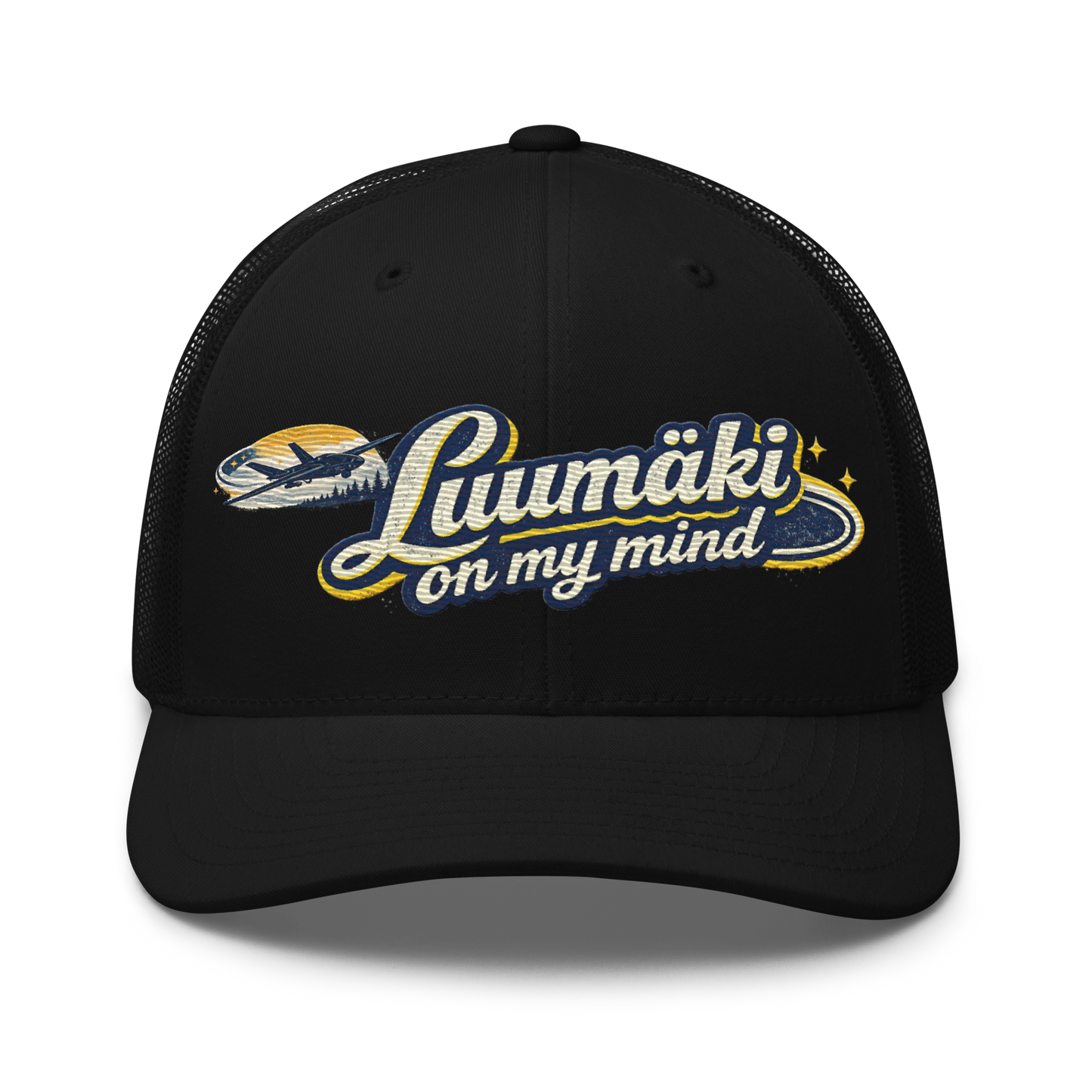 Luumäki on my mind - Snapback Retro Trucker-lippis - Brodeerattu
