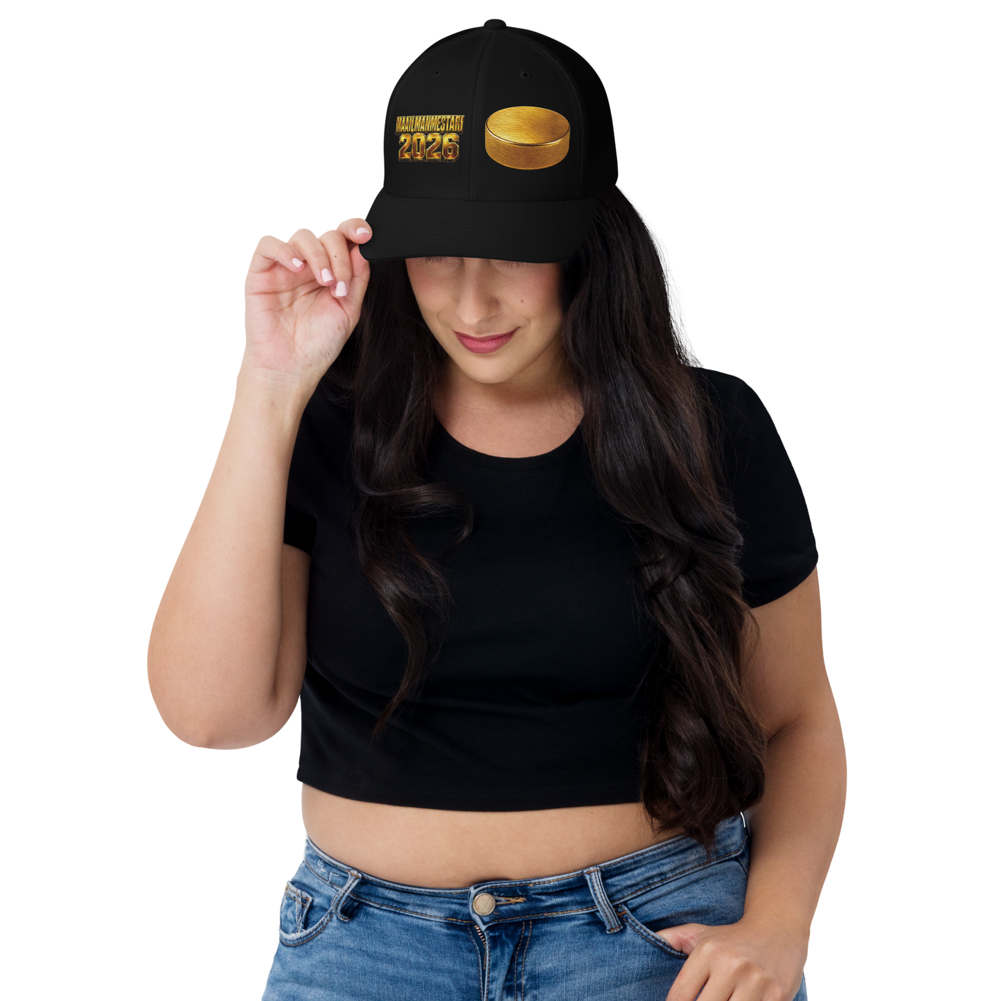 Maailmanmestari 2026 - V1 Brodeerattu - Snapback Retro Trucker lippis