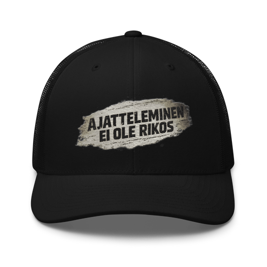Ajatteleminen ei ole rikos - Snapback Retro Trucker lippis - V1