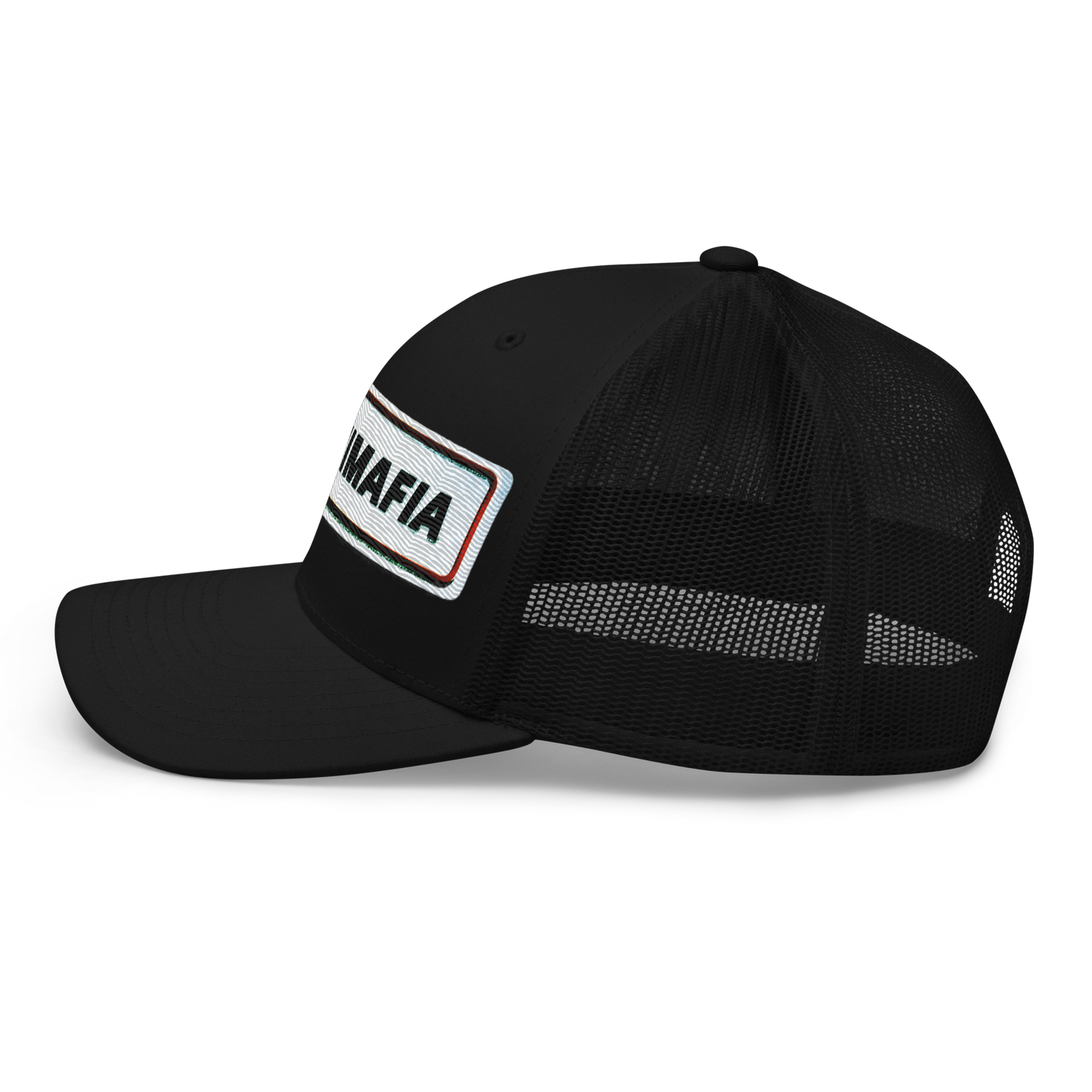 Droonimafia I Retro trucker-snapback lippis –  brodeerattu