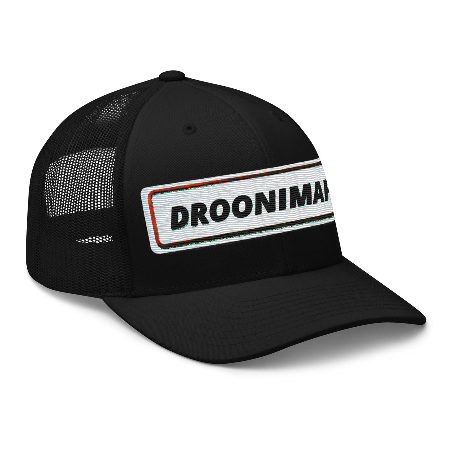 Droonimafia I Retro trucker-snapback lippis –  brodeerattu