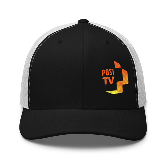 Posi Original logo Snapback Retro Trucker lippis - Brodeerattu