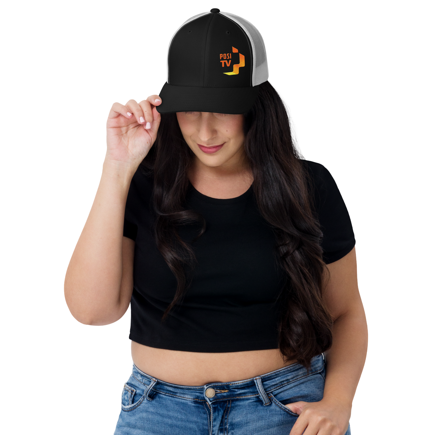 Posi Original logo Snapback Retro Trucker lippis - Brodeerattu
