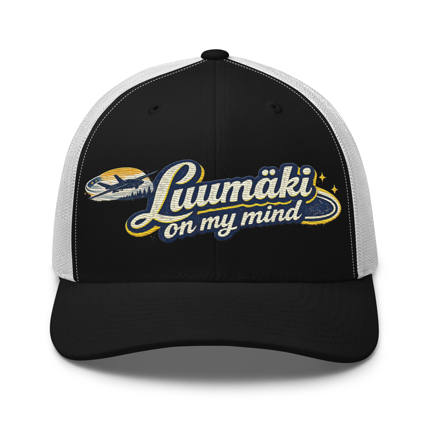 Luumäki on my mind - Snapback Retro Trucker-lippis - Brodeerattu