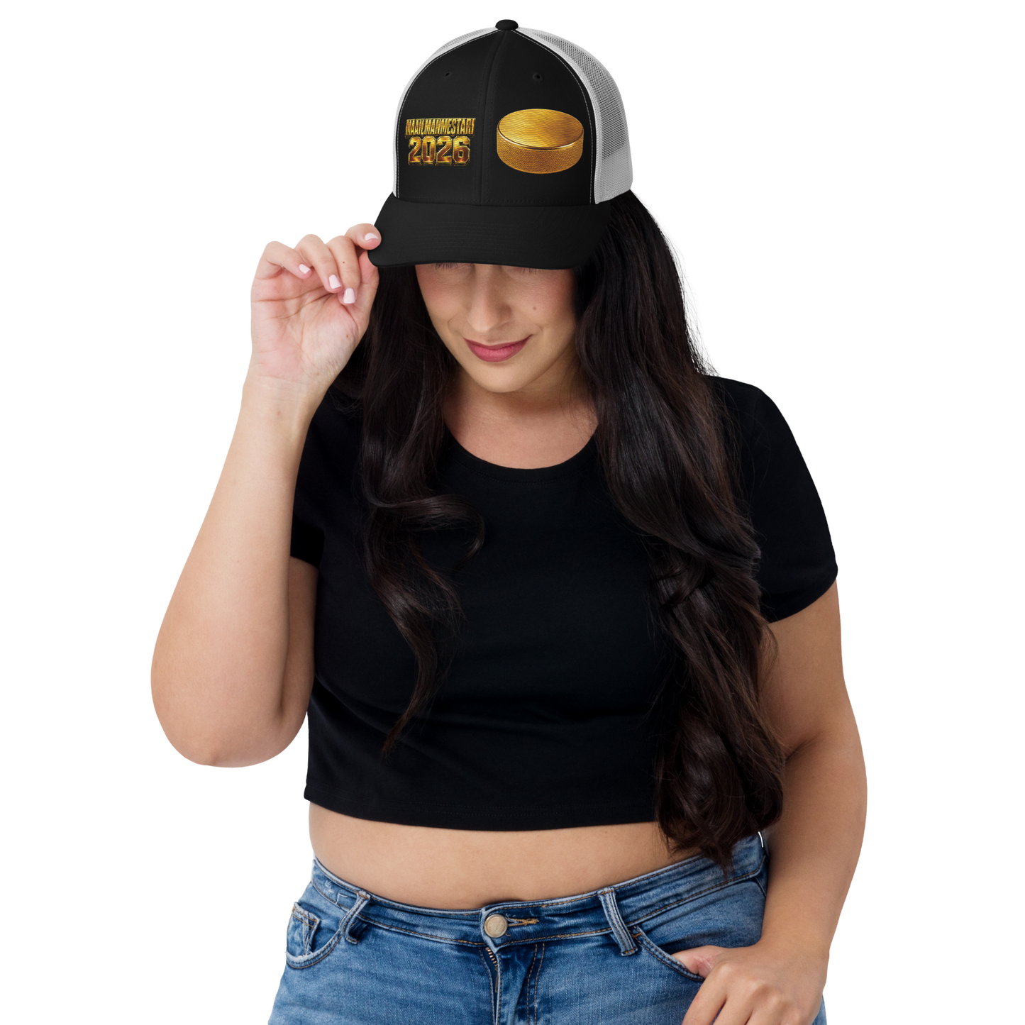 Maailmanmestari 2026 - V1 Brodeerattu - Snapback Retro Trucker lippis