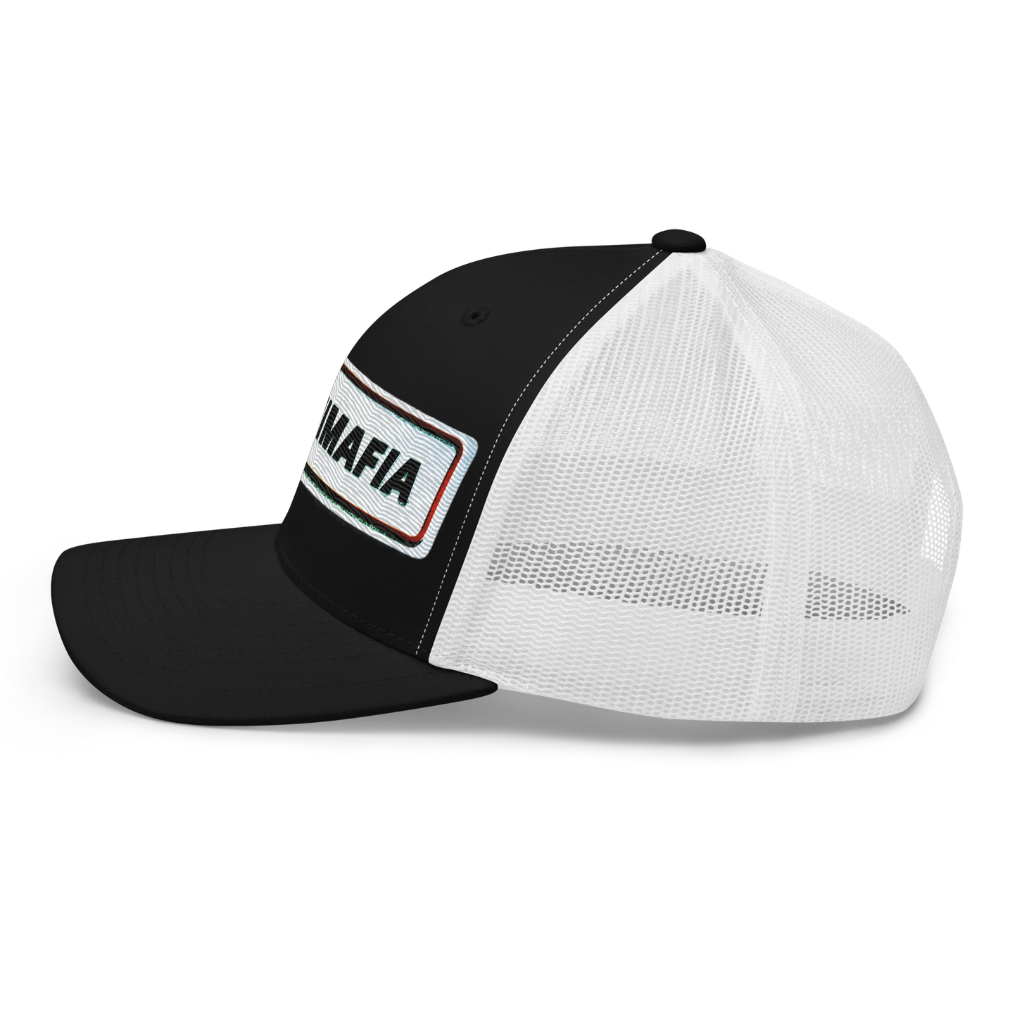 Droonimafia I Retro trucker-snapback lippis –  brodeerattu