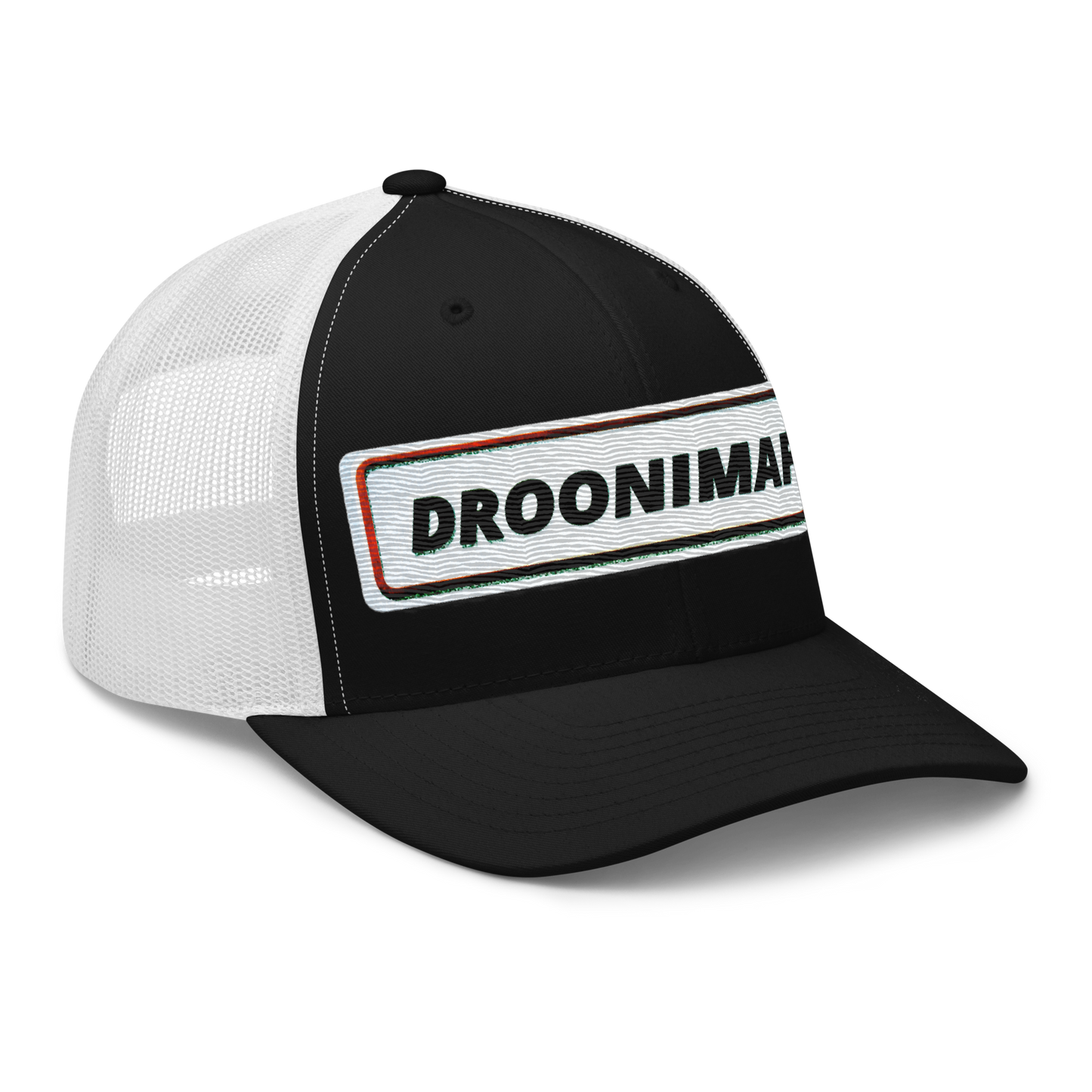 Droonimafia I Retro trucker-snapback lippis –  brodeerattu