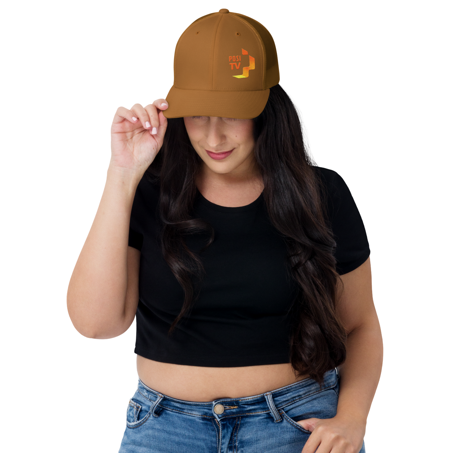 Posi Original logo Snapback Retro Trucker lippis - Brodeerattu