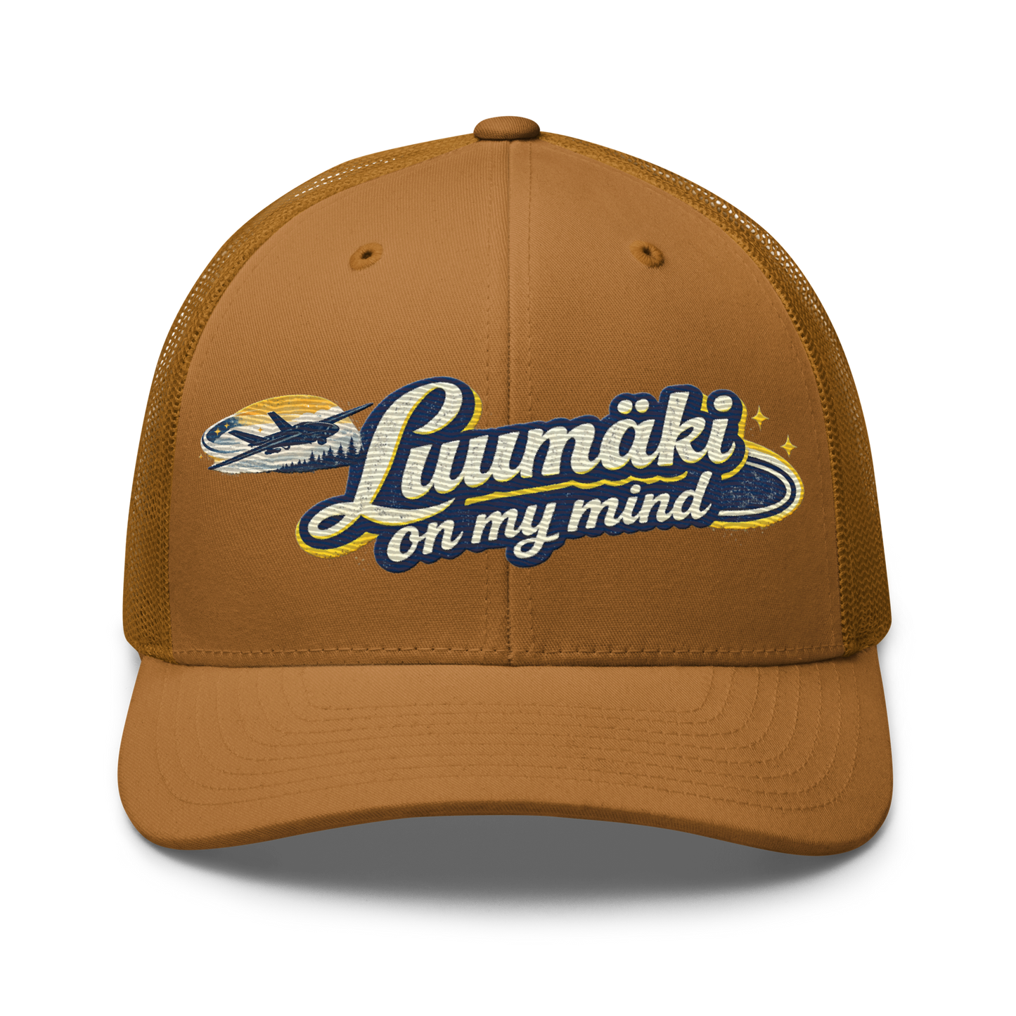 Luumäki on my mind - Snapback Retro Trucker-lippis - Brodeerattu