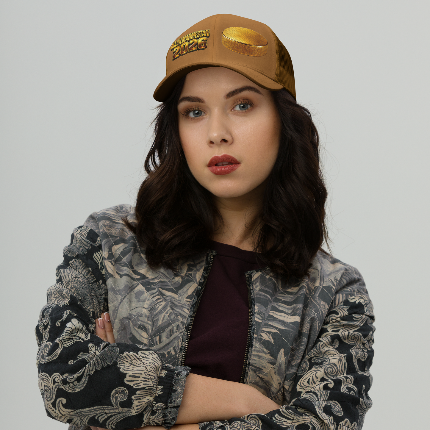 Maailmanmestari 2026 - V1 Brodeerattu - Snapback Retro Trucker lippis