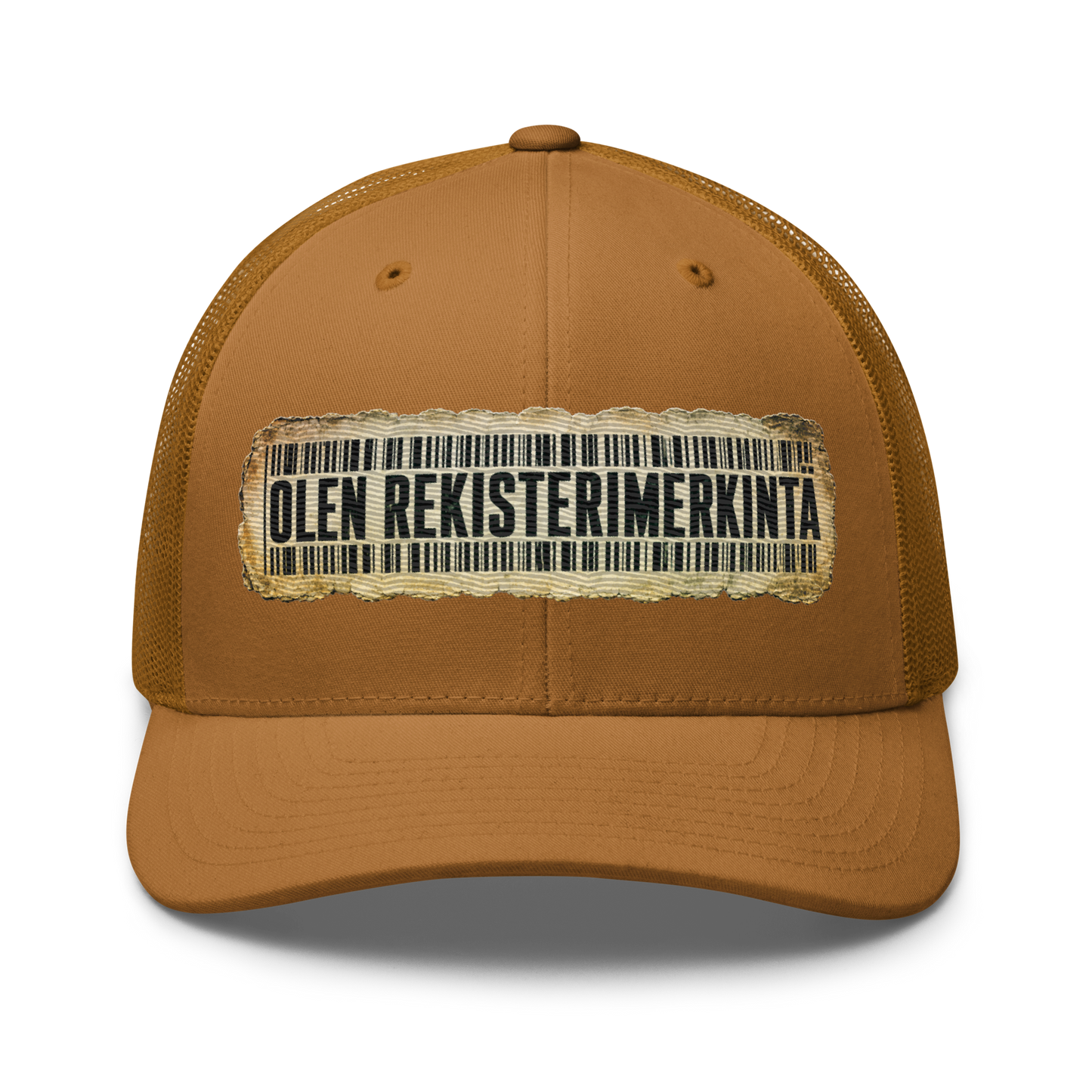 Olen rekisterimerkintä - Snapback Retro Trucker lippis - V1