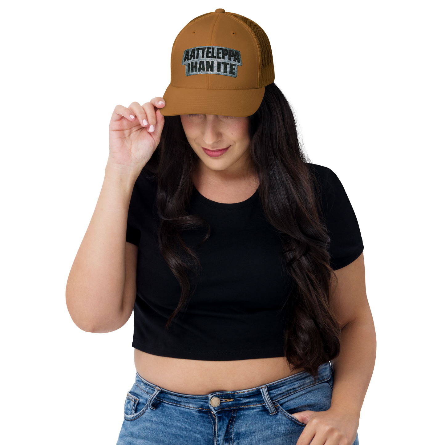 Aatteleppa ihan ite - Snapback Retro Trucker lippis - V1