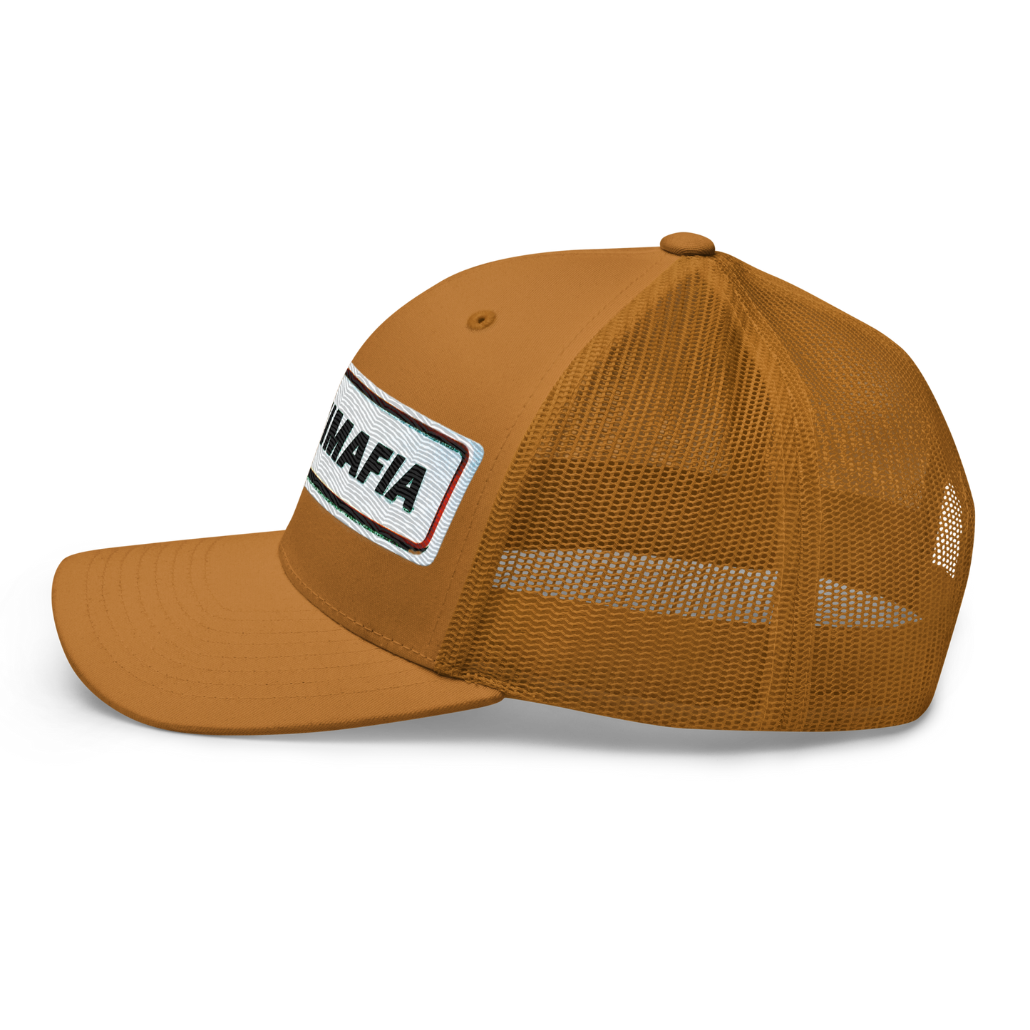 Droonimafia I Retro trucker-snapback lippis –  brodeerattu
