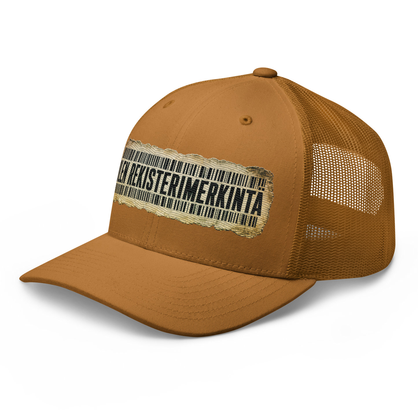 Olen rekisterimerkintä - Snapback Retro Trucker lippis - V1