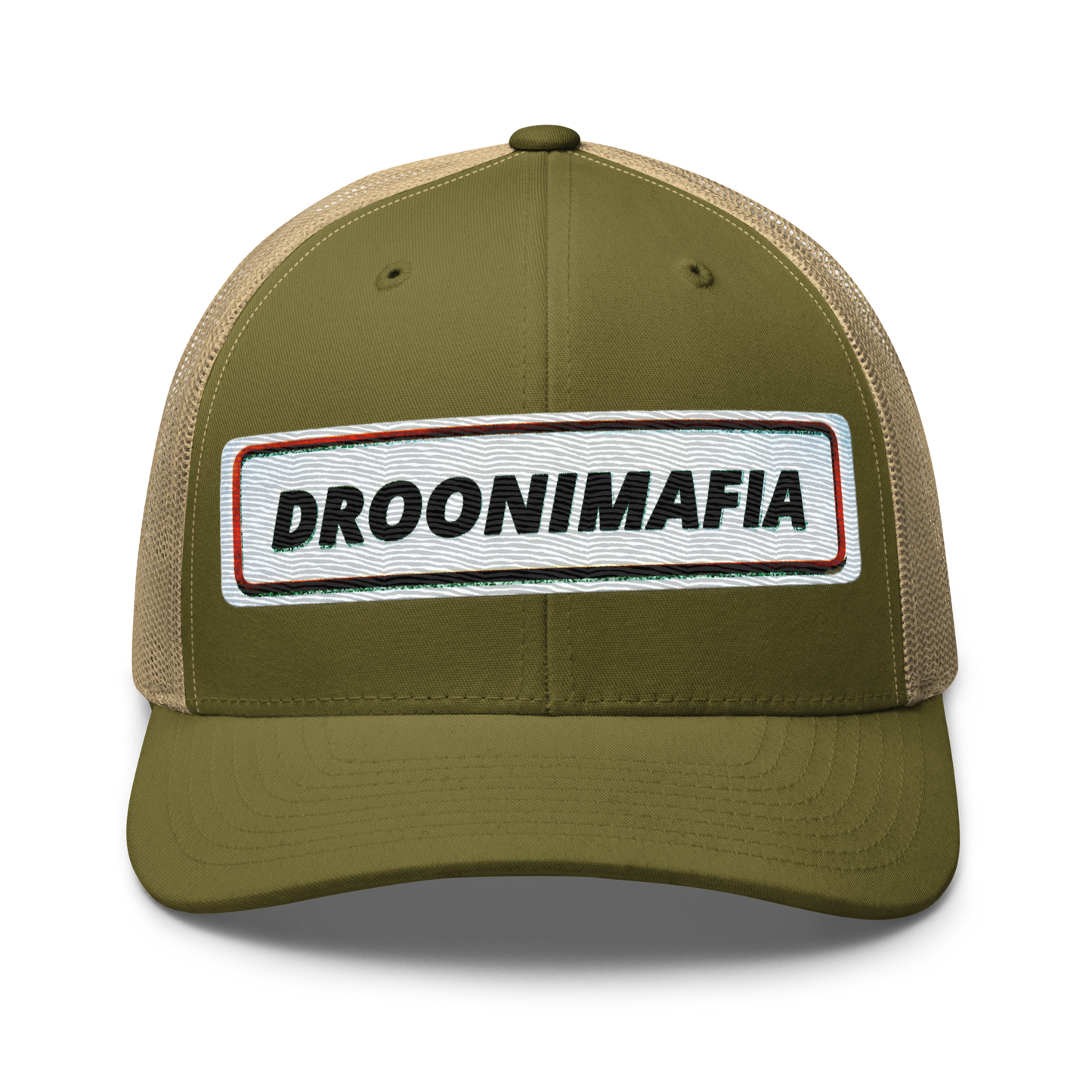 Droonimafia I Retro trucker-snapback lippis –  brodeerattu
