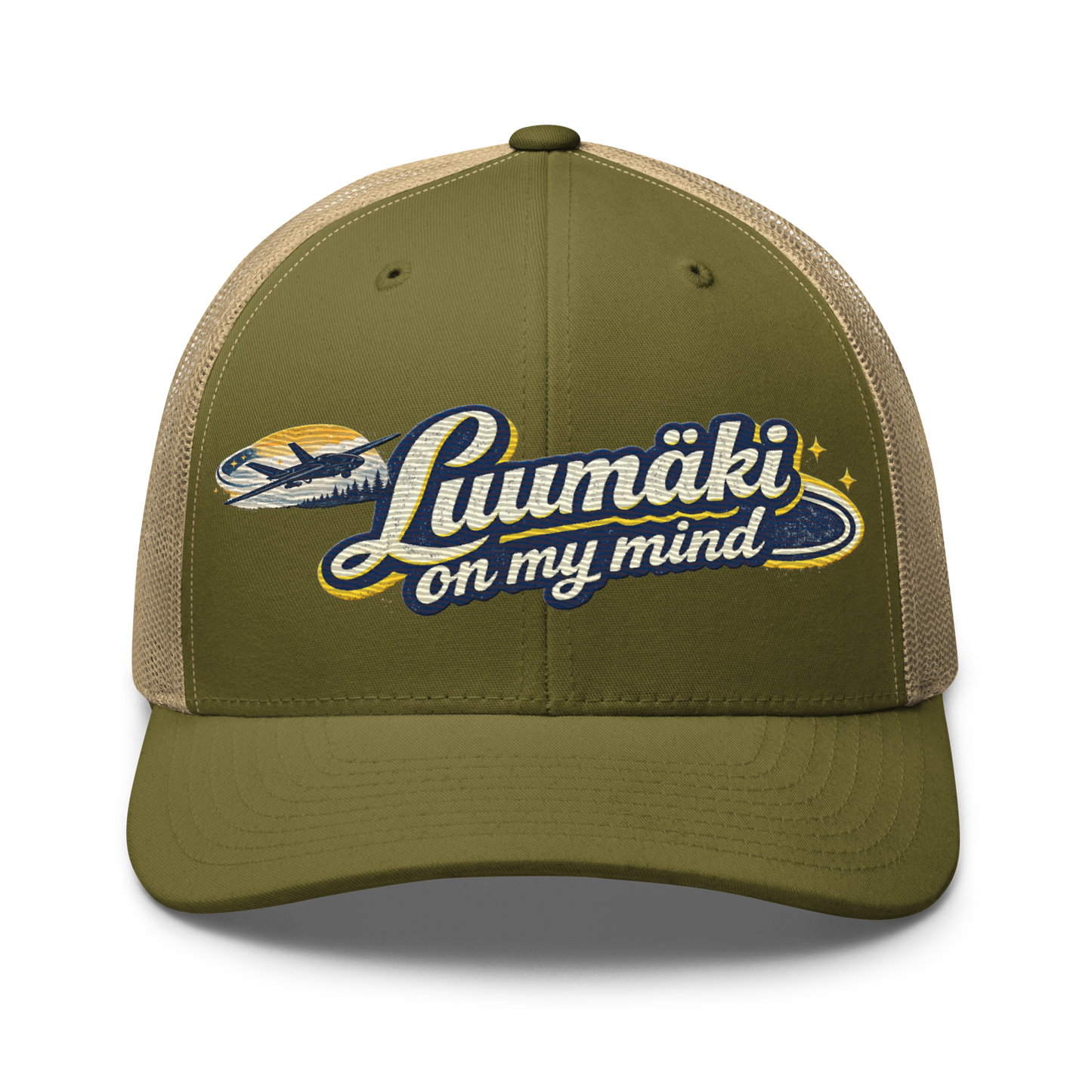 Luumäki on my mind - Snapback Retro Trucker-lippis - Brodeerattu