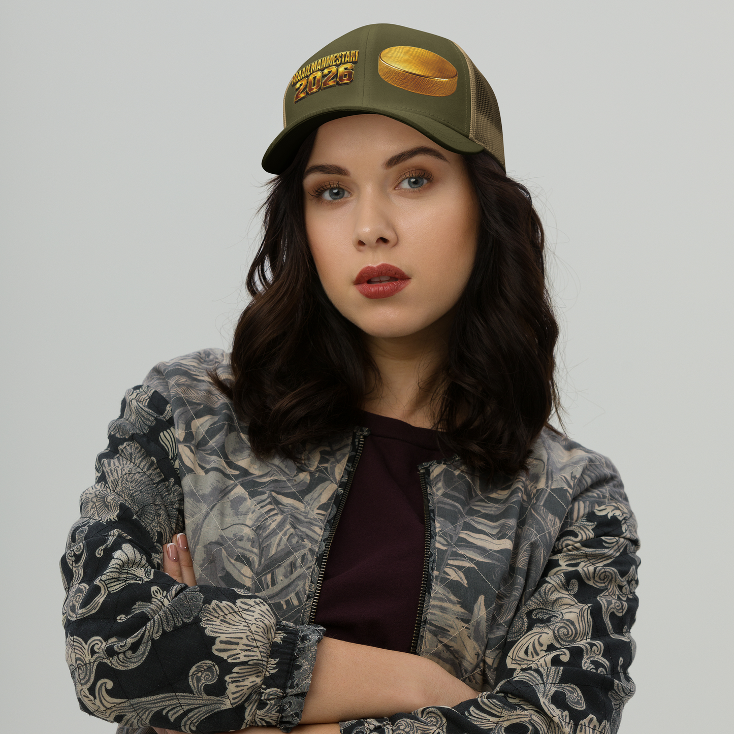 Maailmanmestari 2026 - V1 Brodeerattu - Snapback Retro Trucker lippis