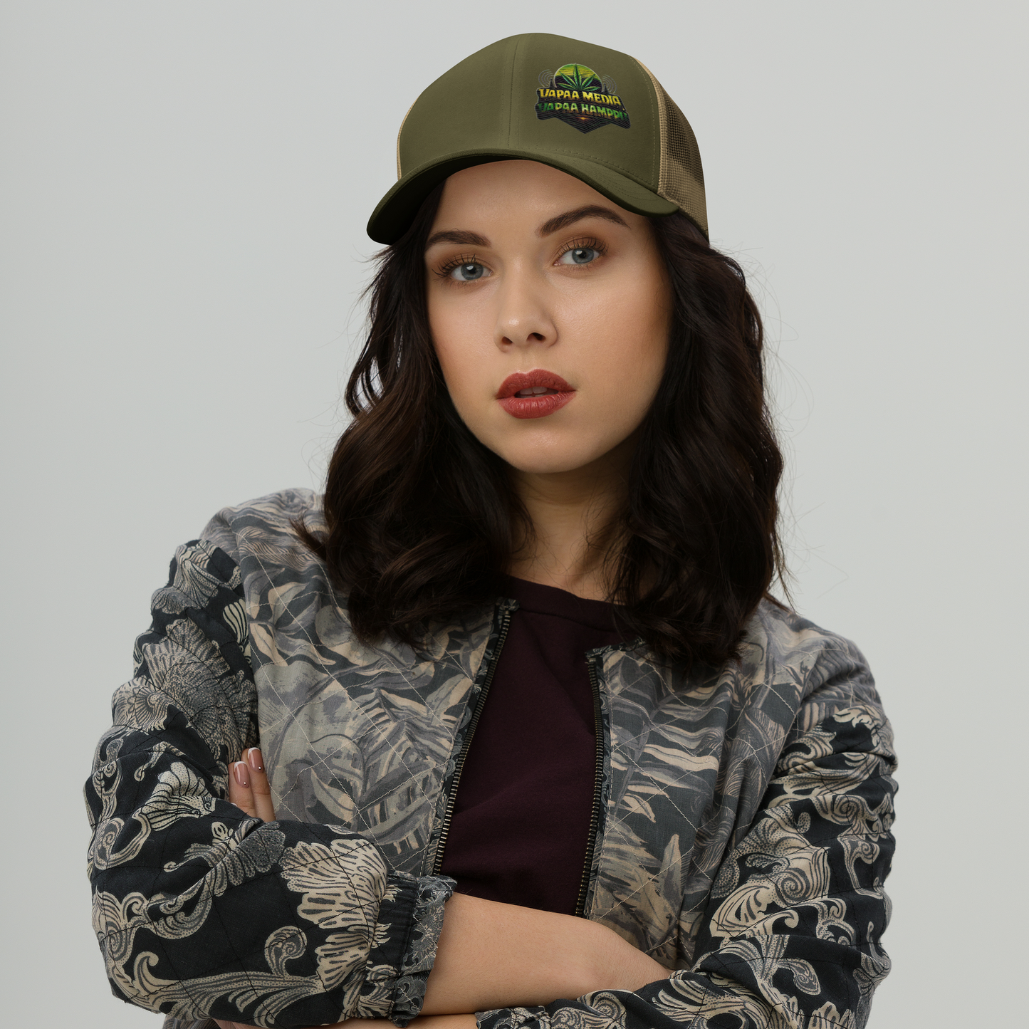Vapaa media vapaa hamppu - Snapback Retro Trucker lippis - V1