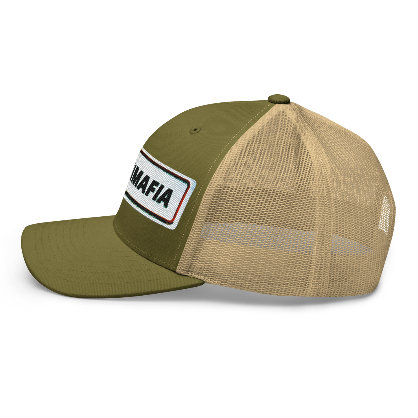 Droonimafia I Retro trucker-snapback lippis –  brodeerattu