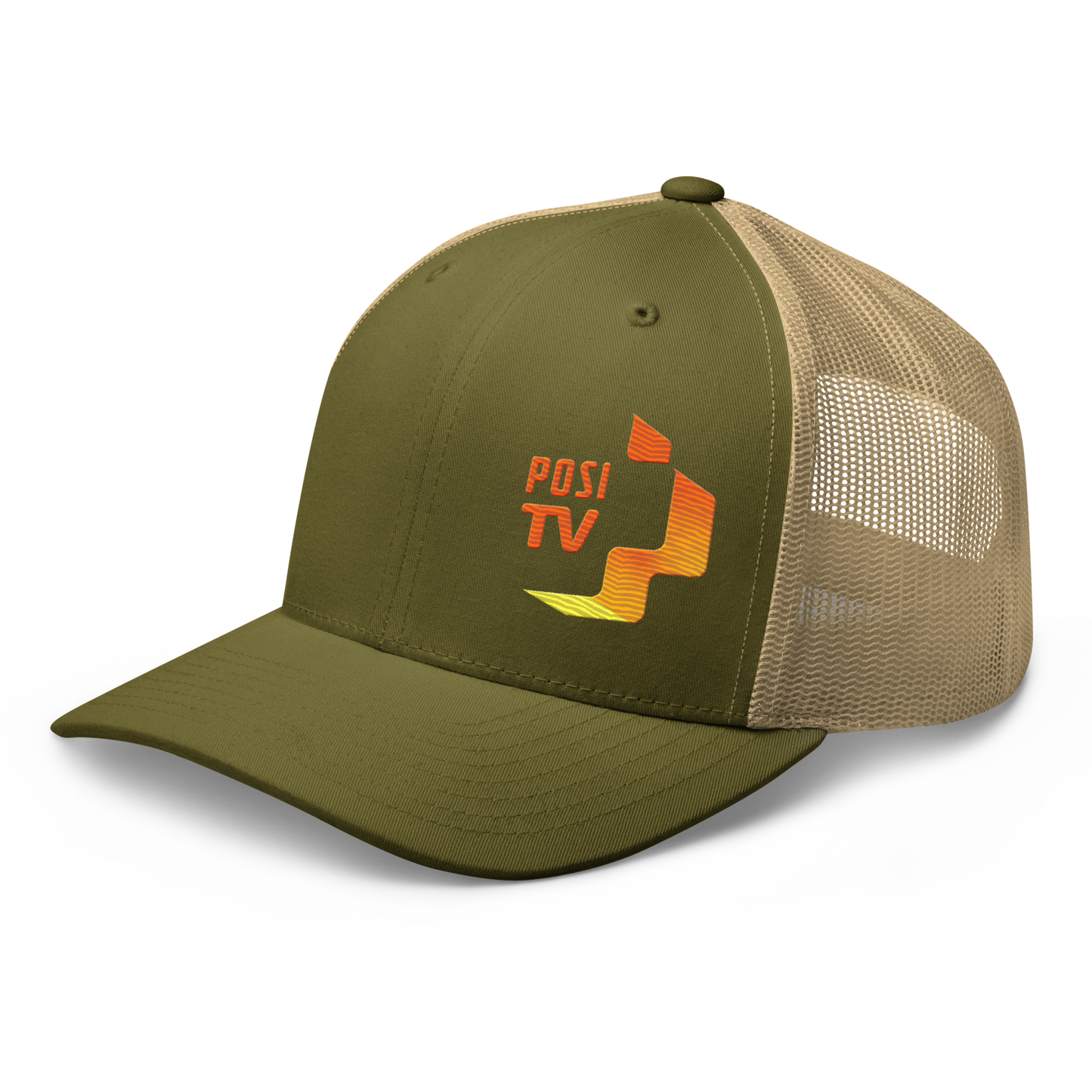 Posi Original logo Snapback Retro Trucker lippis - Brodeerattu