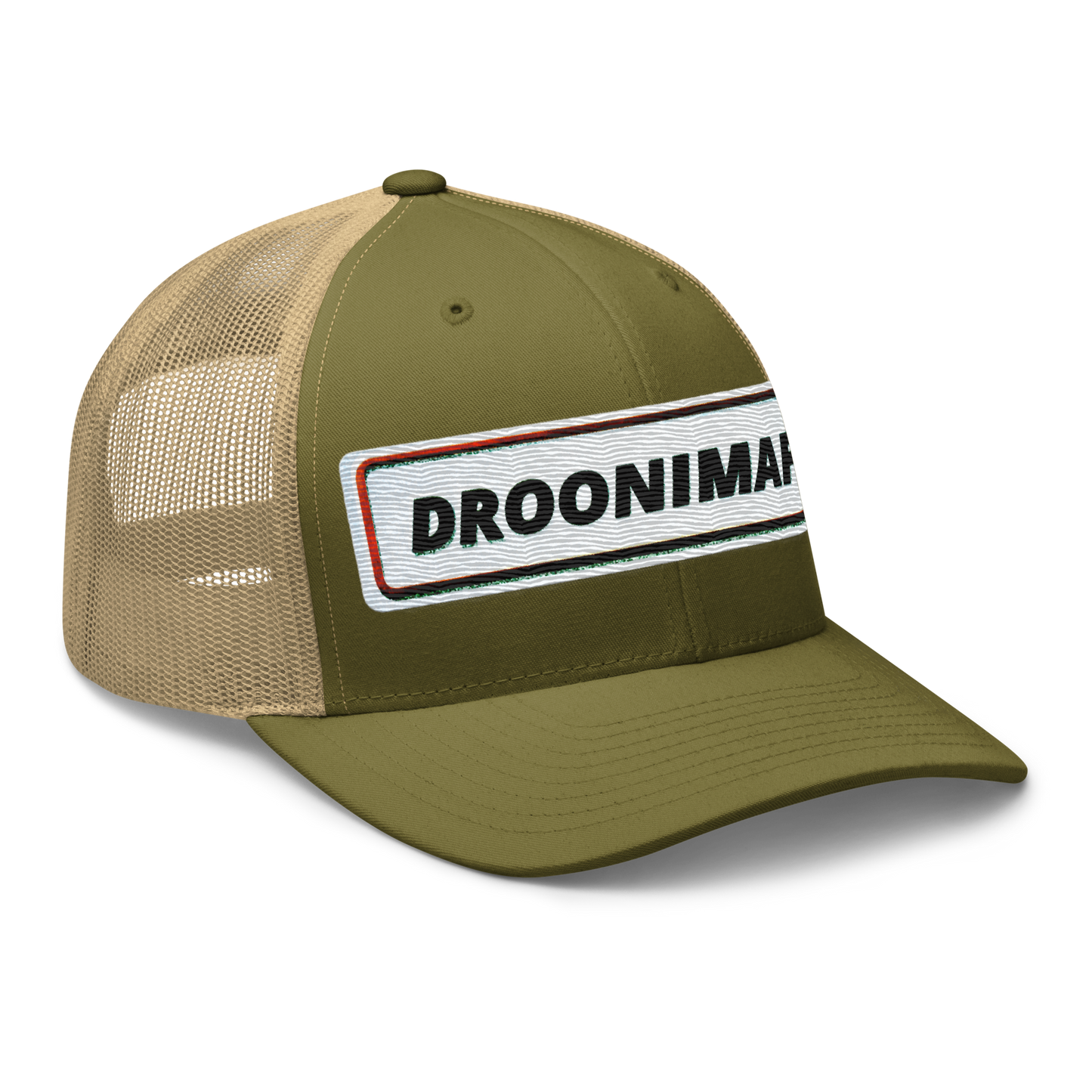 Droonimafia I Retro trucker-snapback lippis –  brodeerattu