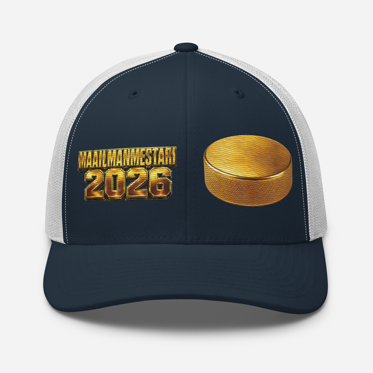 Maailmanmestari 2026 - V1 Brodeerattu - Snapback Retro Trucker lippis