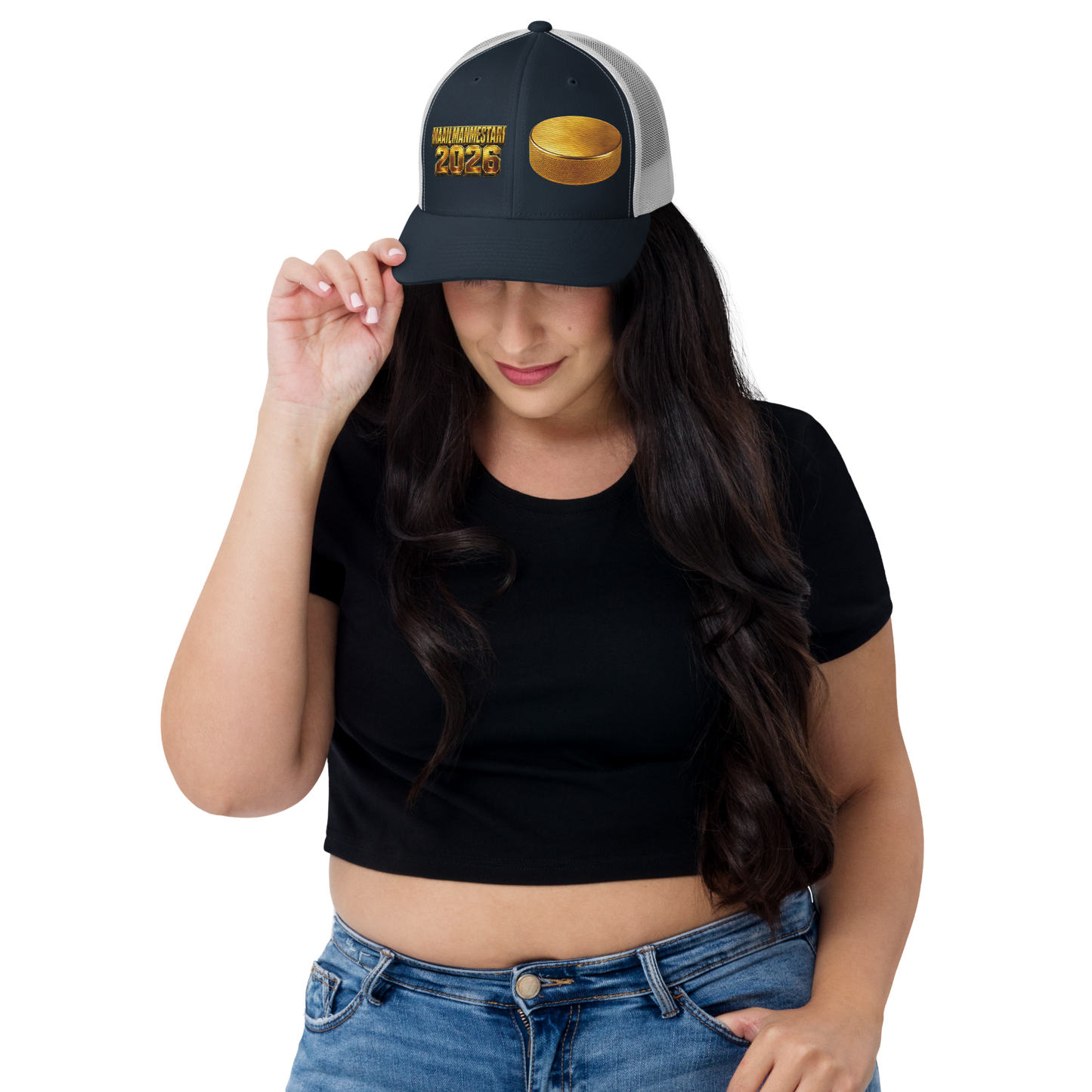 Maailmanmestari 2026 - V1 Brodeerattu - Snapback Retro Trucker lippis