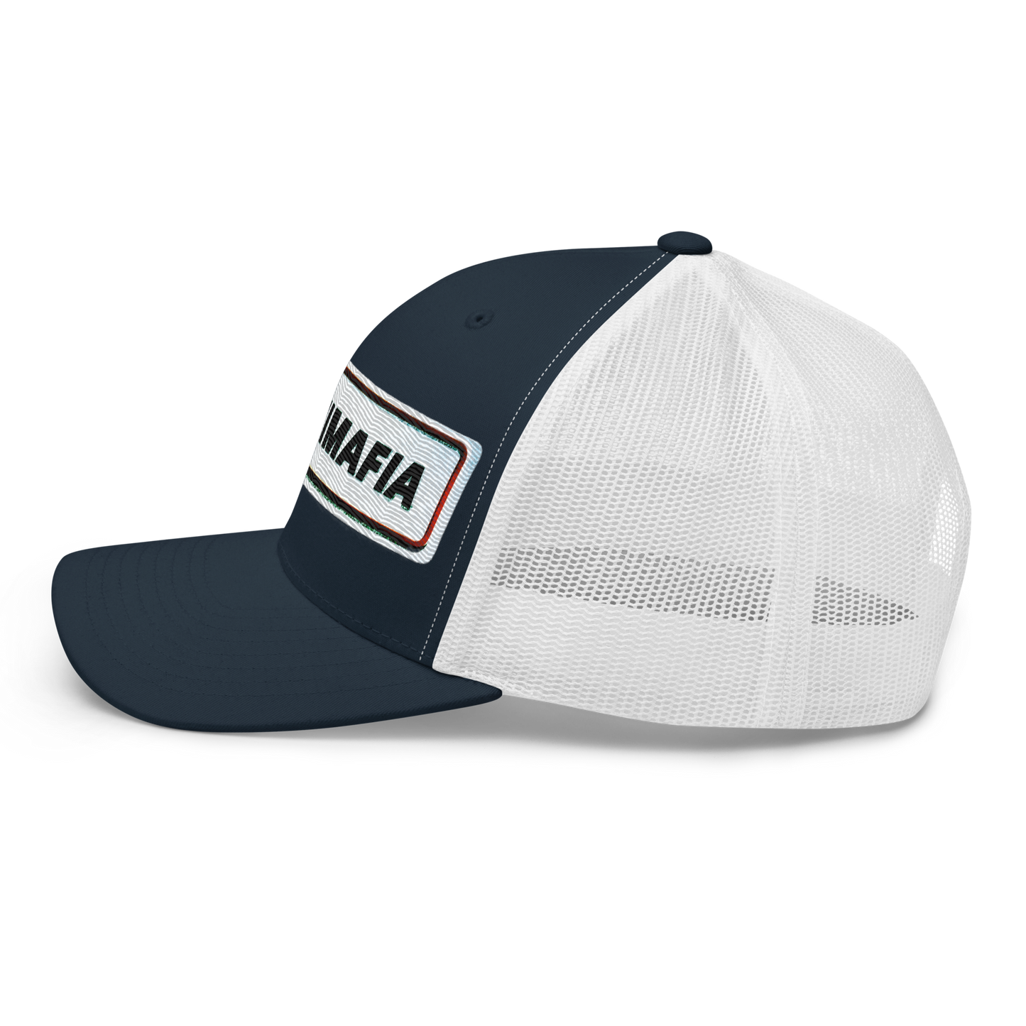 Droonimafia I Retro trucker-snapback lippis –  brodeerattu