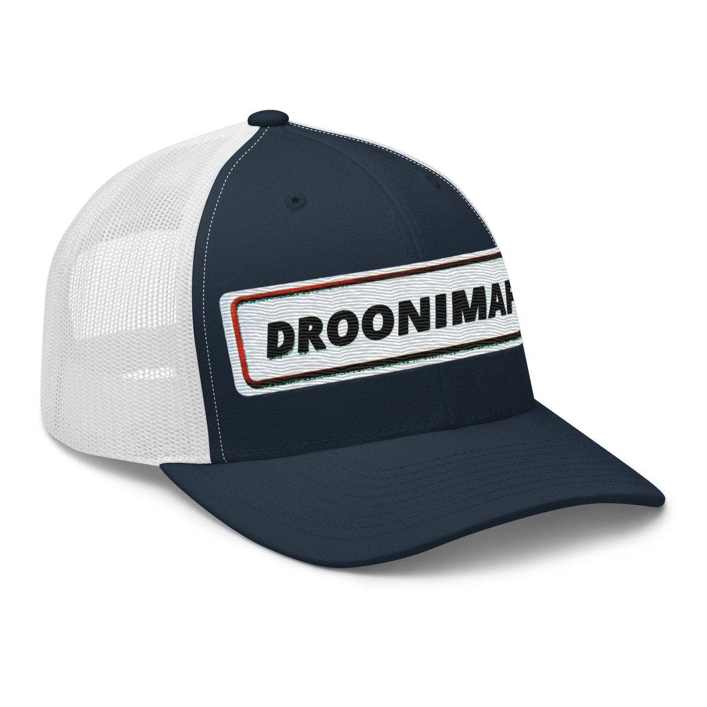 Droonimafia I Retro trucker-snapback lippis –  brodeerattu