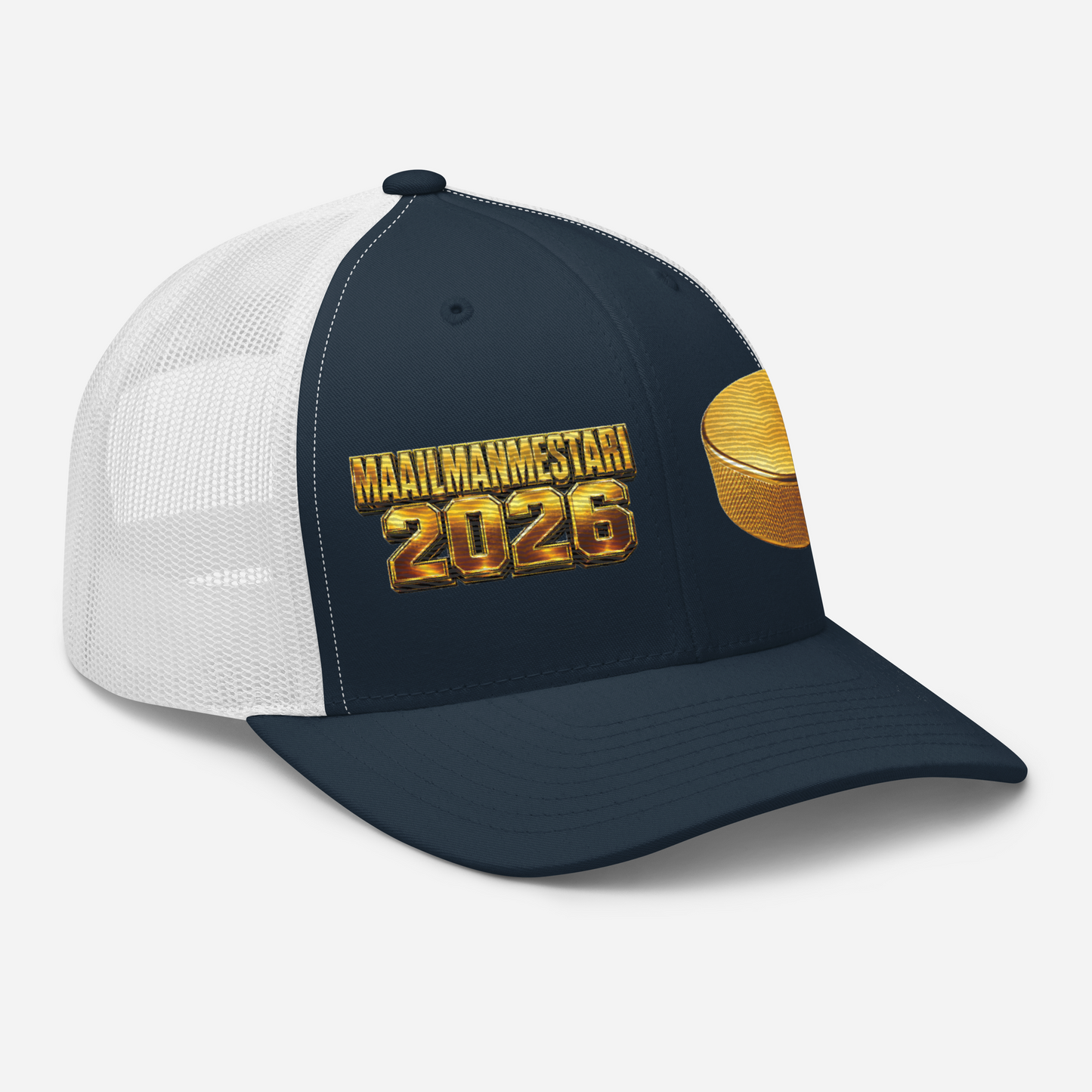 Maailmanmestari 2026 - V1 Brodeerattu - Snapback Retro Trucker lippis