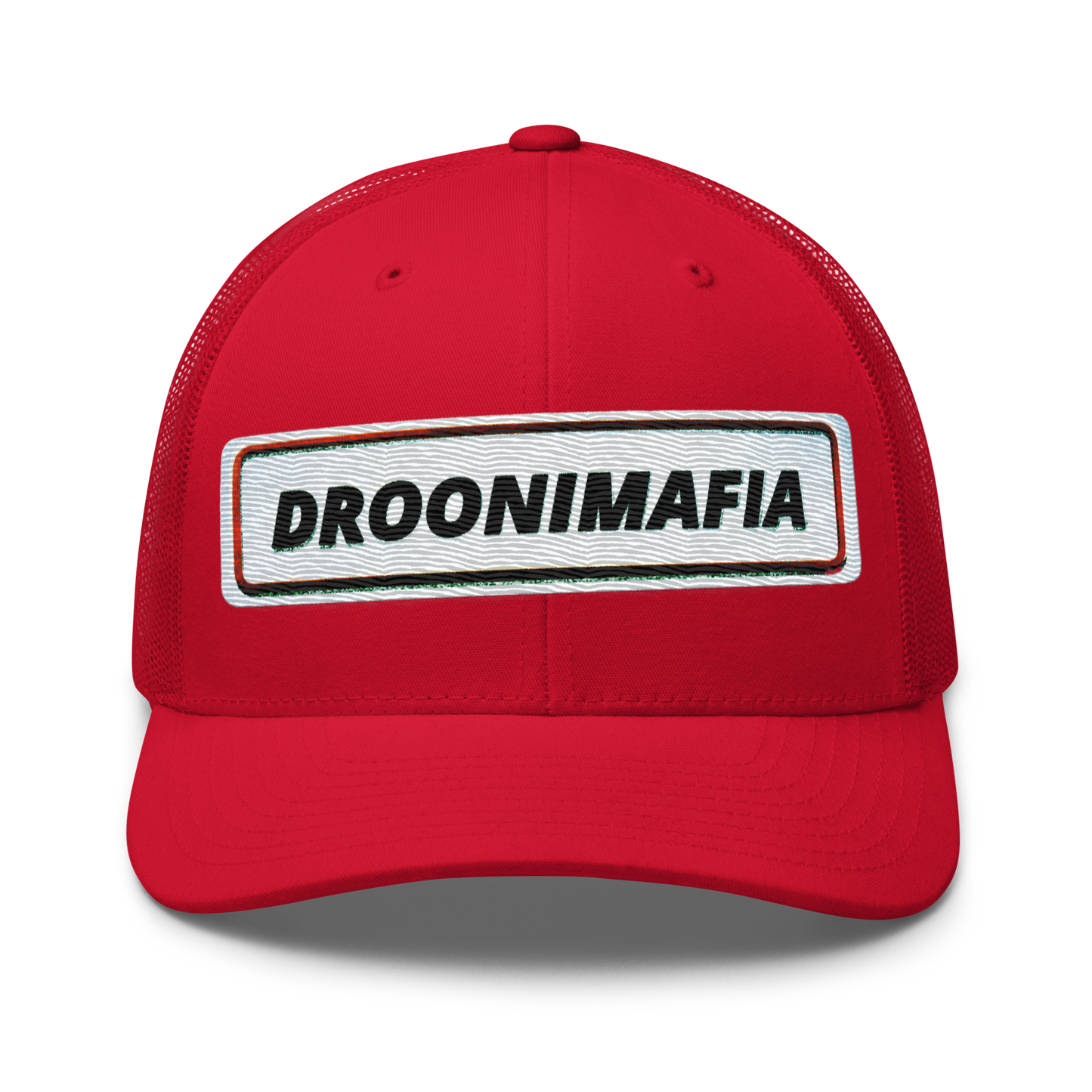 Droonimafia I Retro trucker-snapback lippis –  brodeerattu