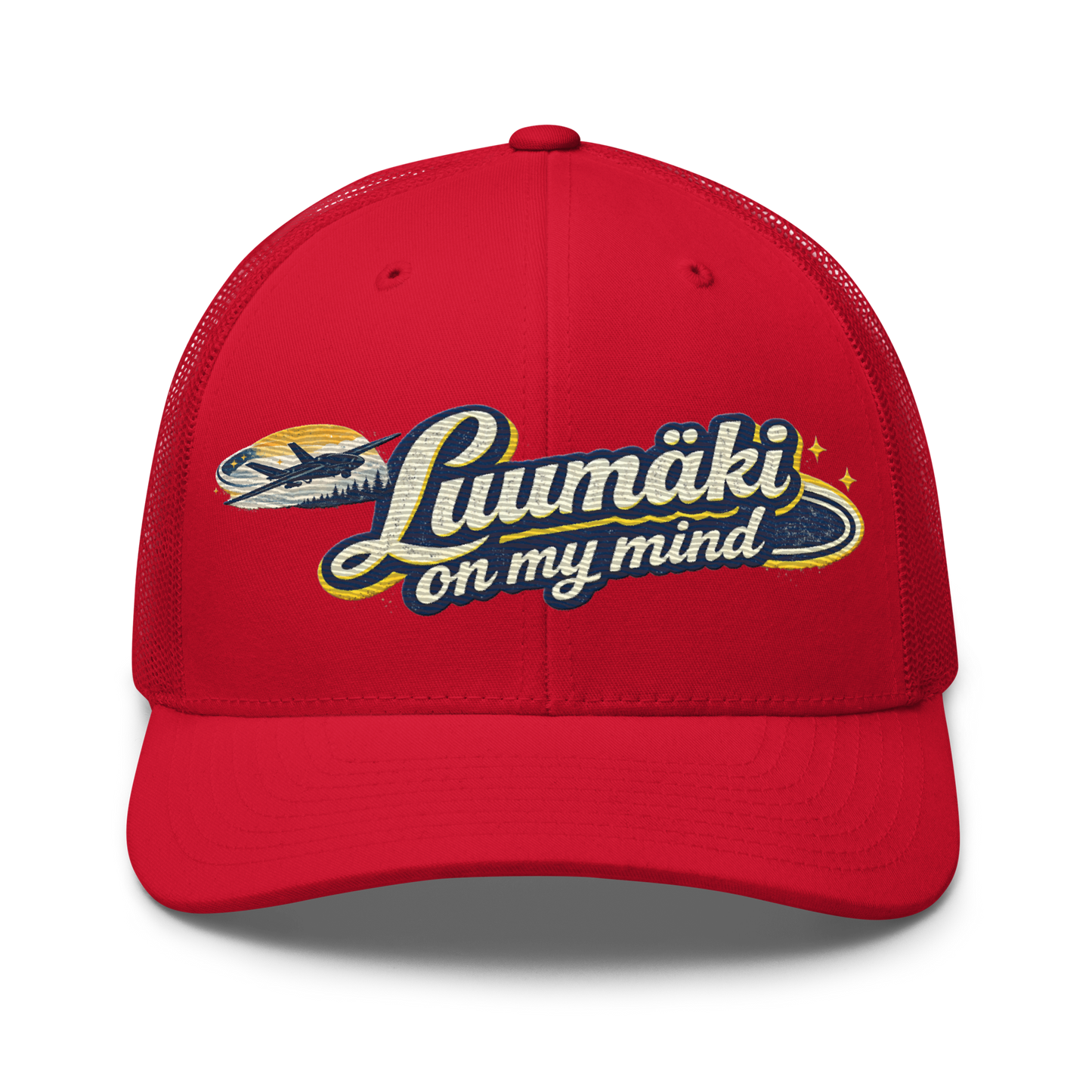 Luumäki on my mind - Snapback Retro Trucker-lippis - Brodeerattu