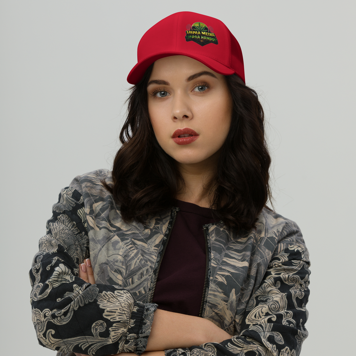 Vapaa media vapaa hamppu - Snapback Retro Trucker lippis - V1
