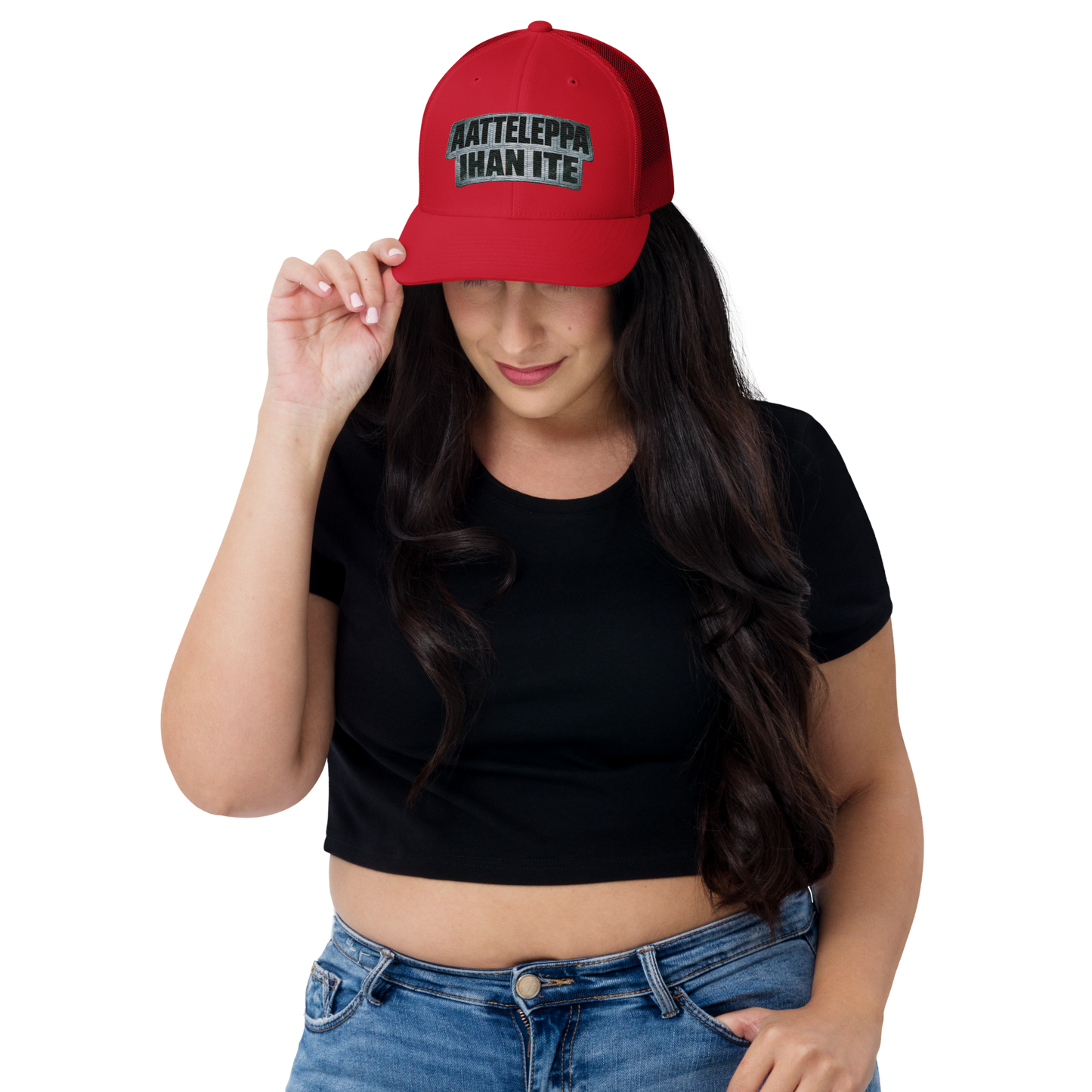 Aatteleppa ihan ite - Snapback Retro Trucker lippis - V1