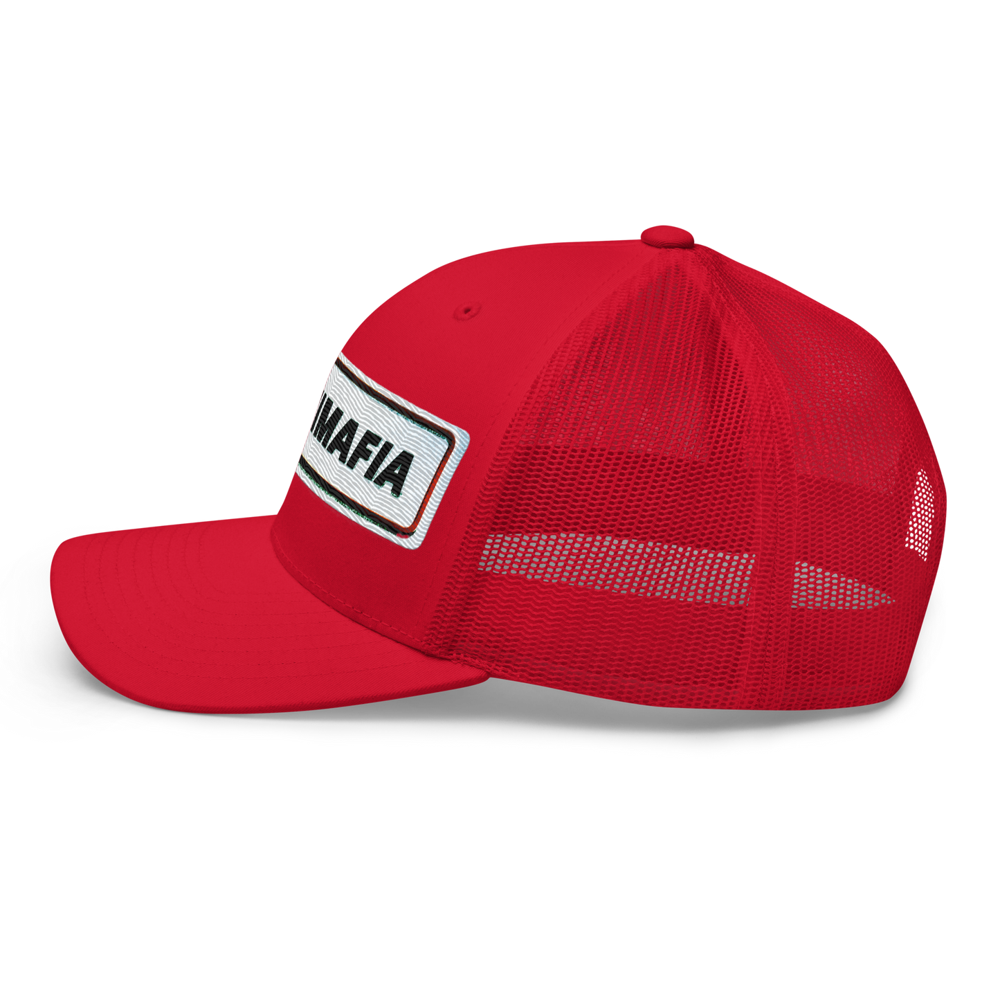 Droonimafia I Retro trucker-snapback lippis –  brodeerattu
