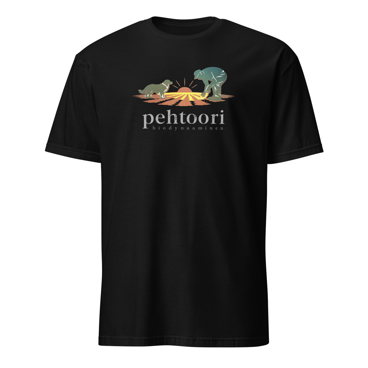 Pehtoori biodynaaminen - CLASSIC t-paita - KUVA & TEKSTI