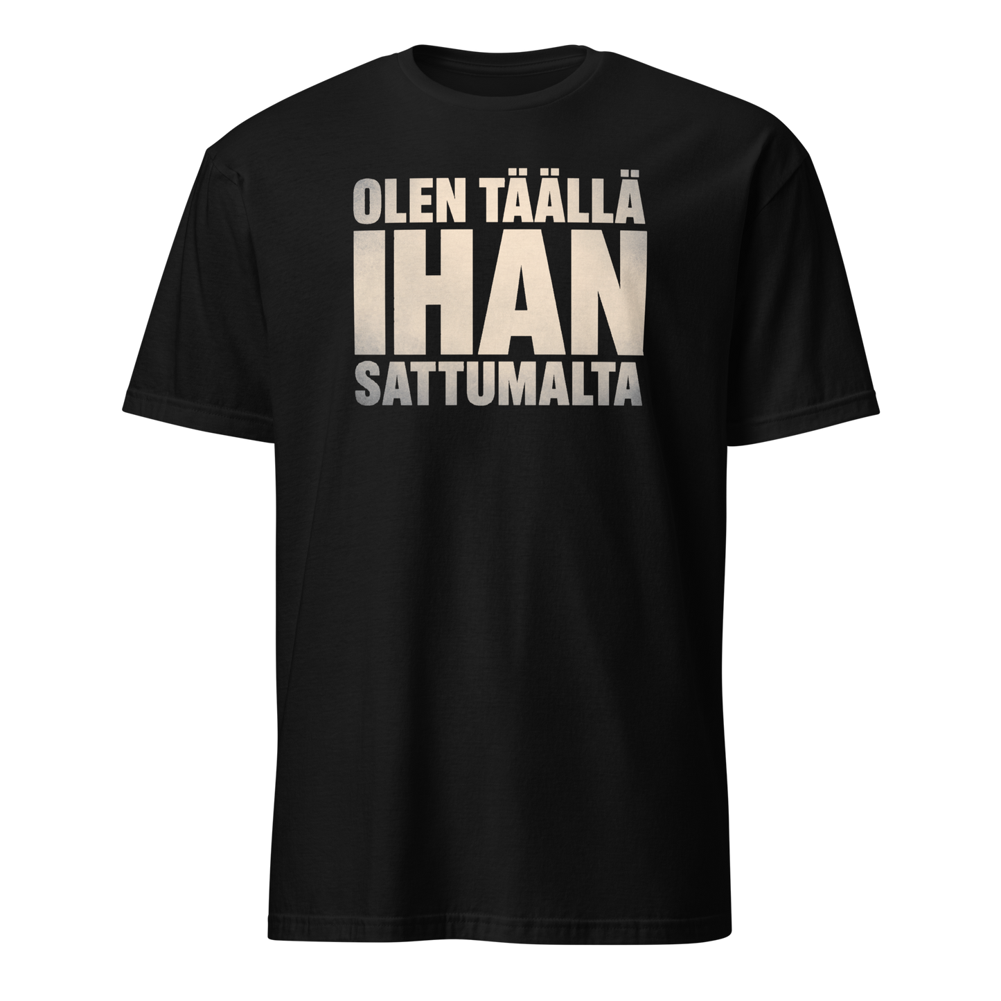 Olen täällä ihan sattumalta - V1 - DTF - Classic t-paita