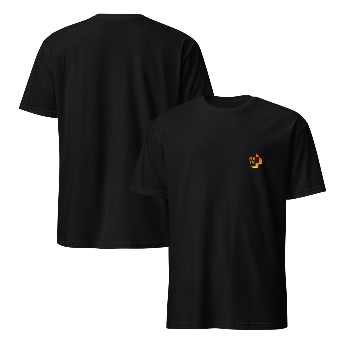 Klassinen t-paita - Logo edessä vas. (oranssi)