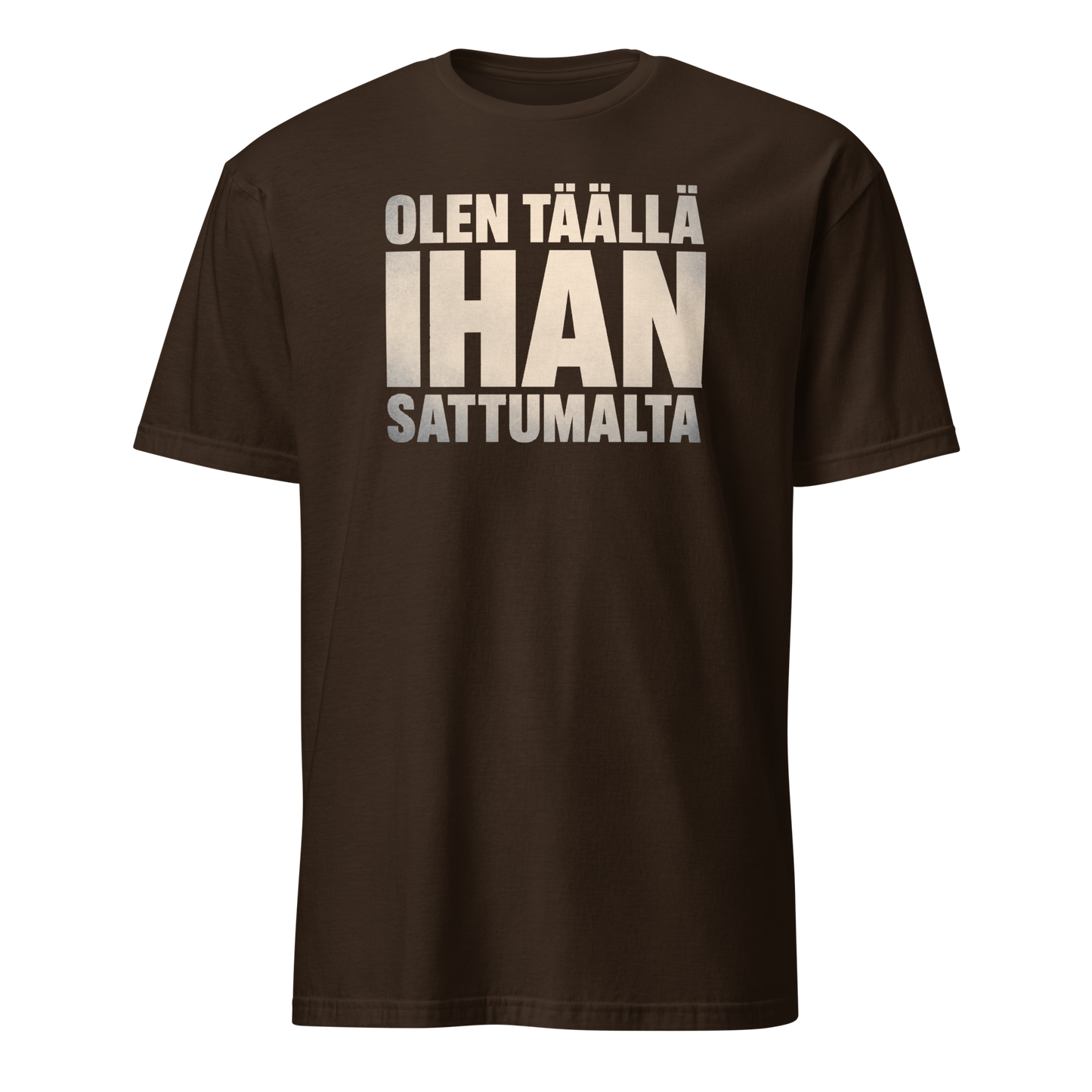 Olen täällä ihan sattumalta - V1 - DTF - Classic t-paita