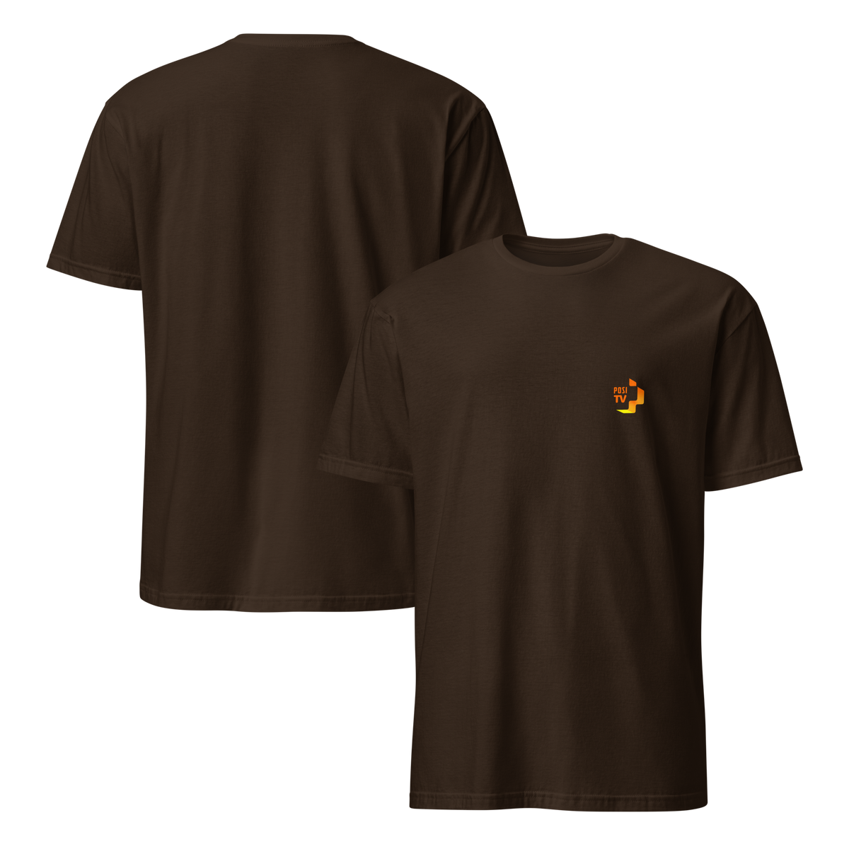 Klassinen t-paita - Logo edessä vas. (oranssi)