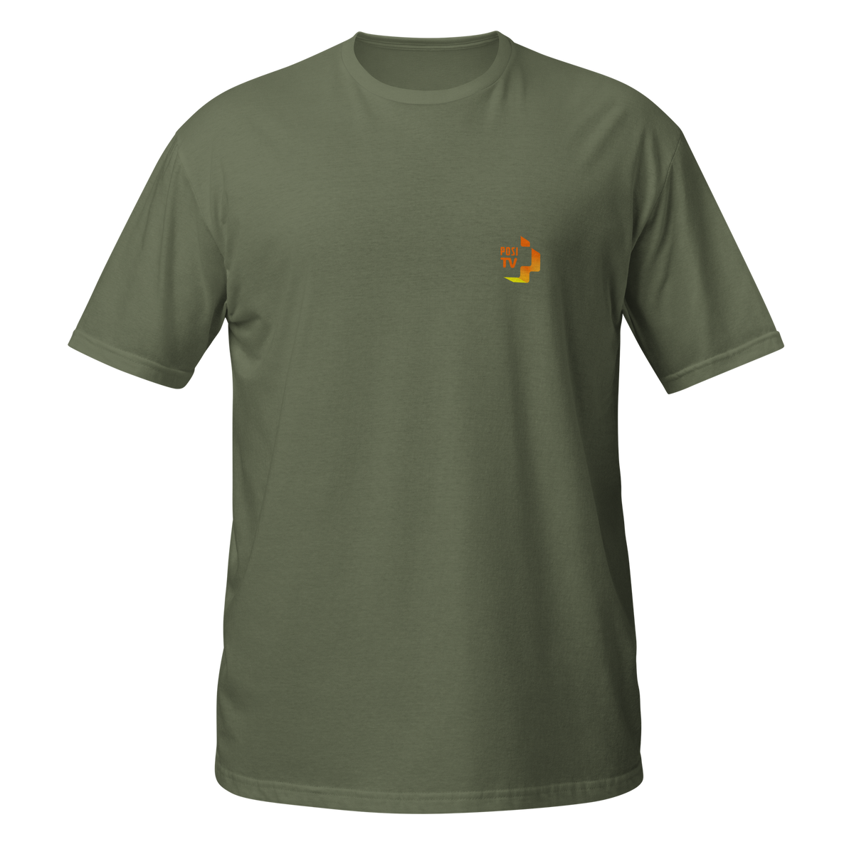 Klassinen t-paita - Logo edessä vas. (oranssi)