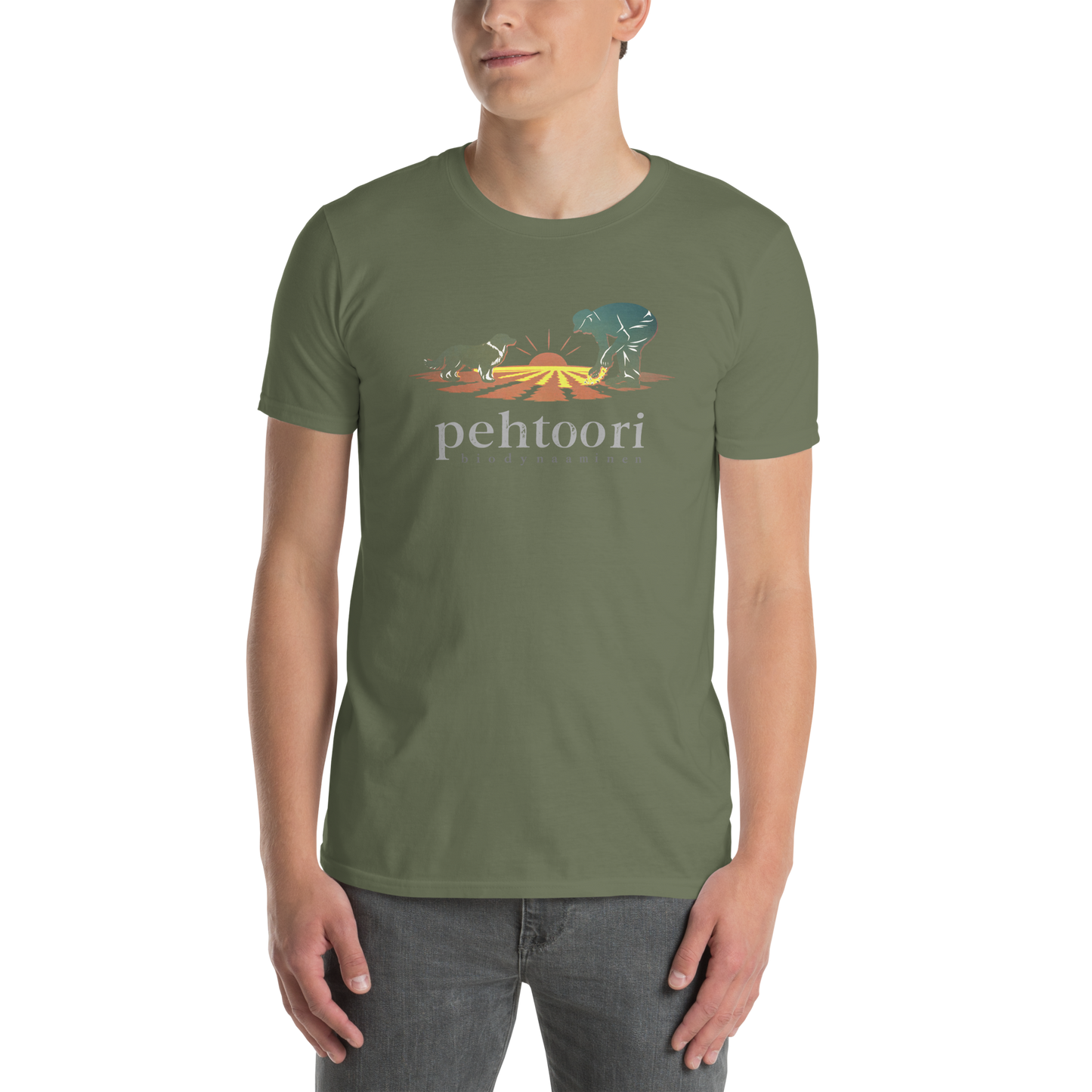 Pehtoori biodynaaminen - CLASSIC t-paita - KUVA & TEKSTI