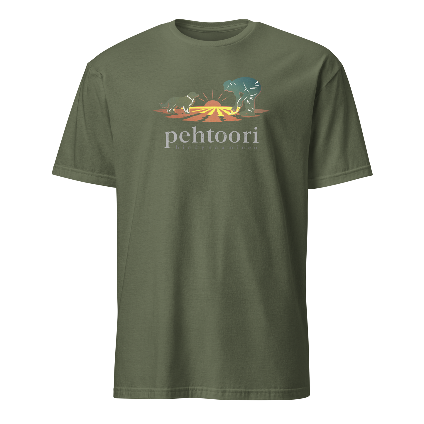 Pehtoori biodynaaminen - CLASSIC t-paita - KUVA & TEKSTI